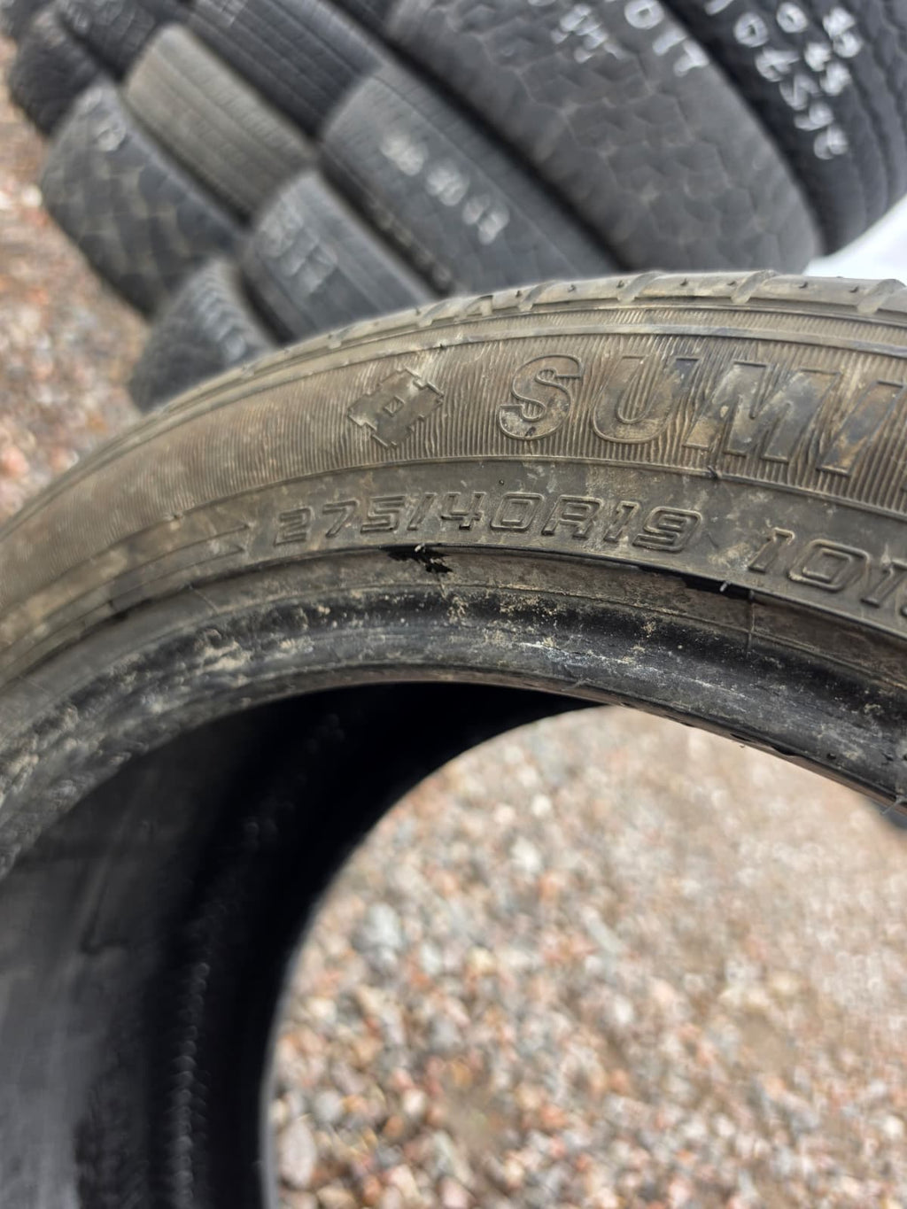 275/40R19 Single (1 Used Tire) Sumitomo HTR P03