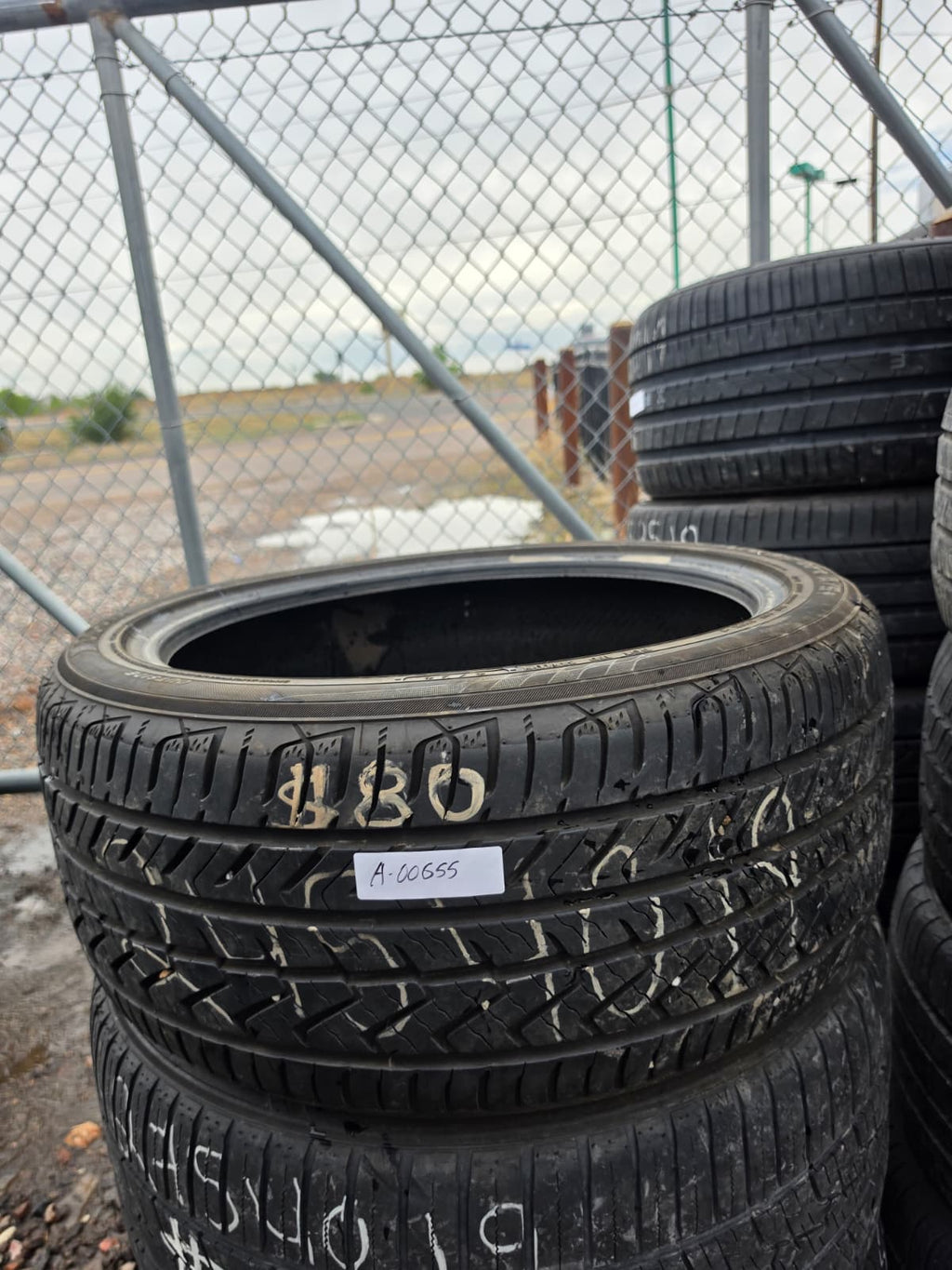 245/40R19 Single (1 Used Tire) Yokohama Advan Sport