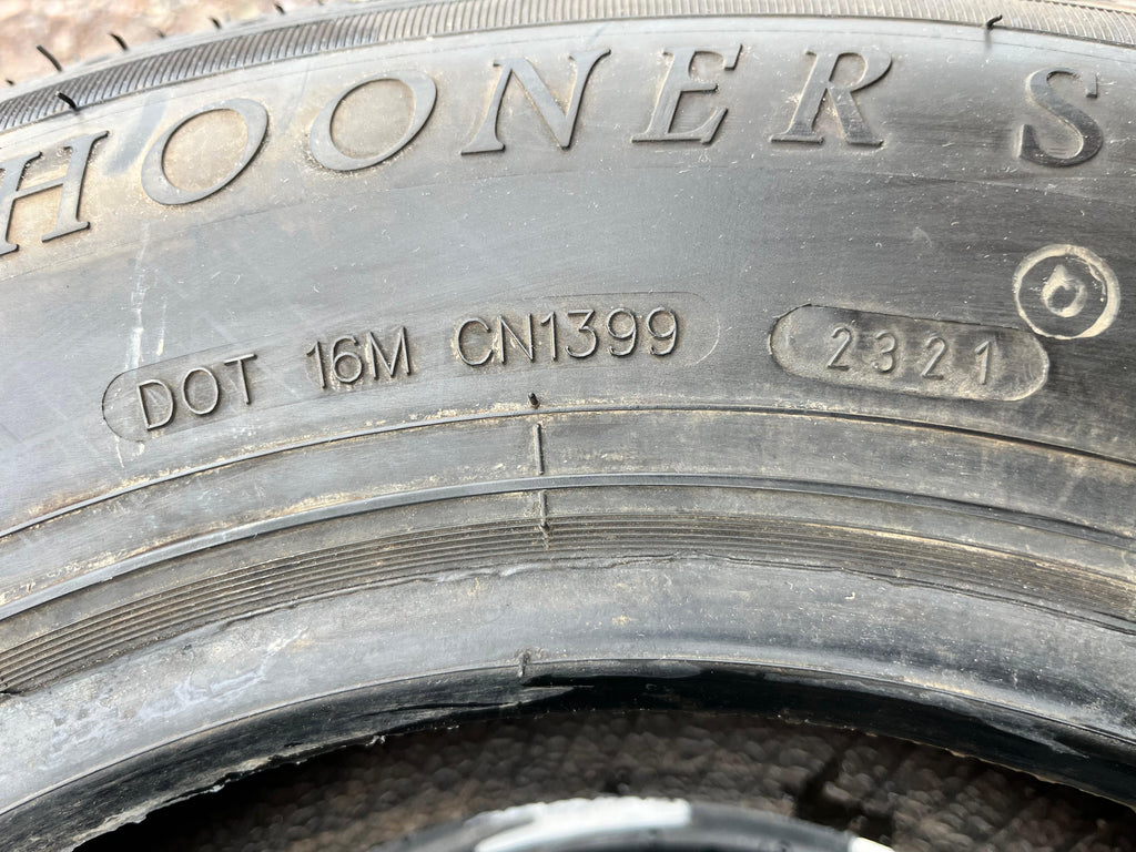 ST205/75R14 Single (1 Used Tire) Schooner Schooner STR