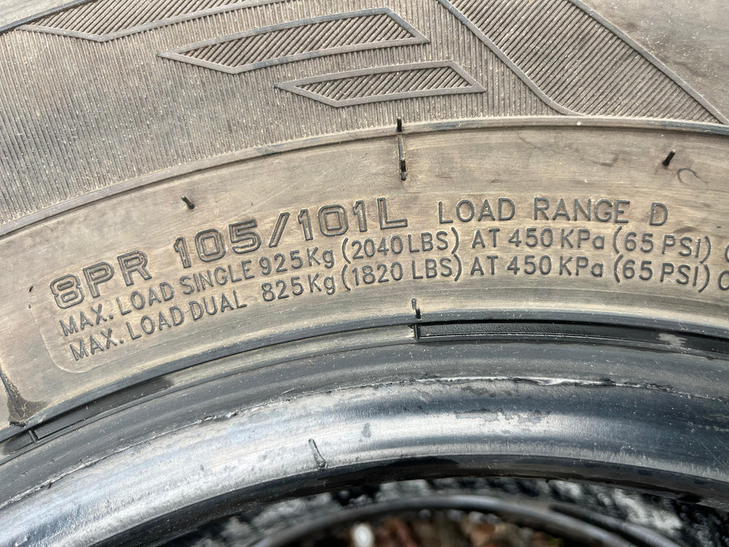 ST205/75R14 Single (1 Used Tire) Cachland CH-ST109