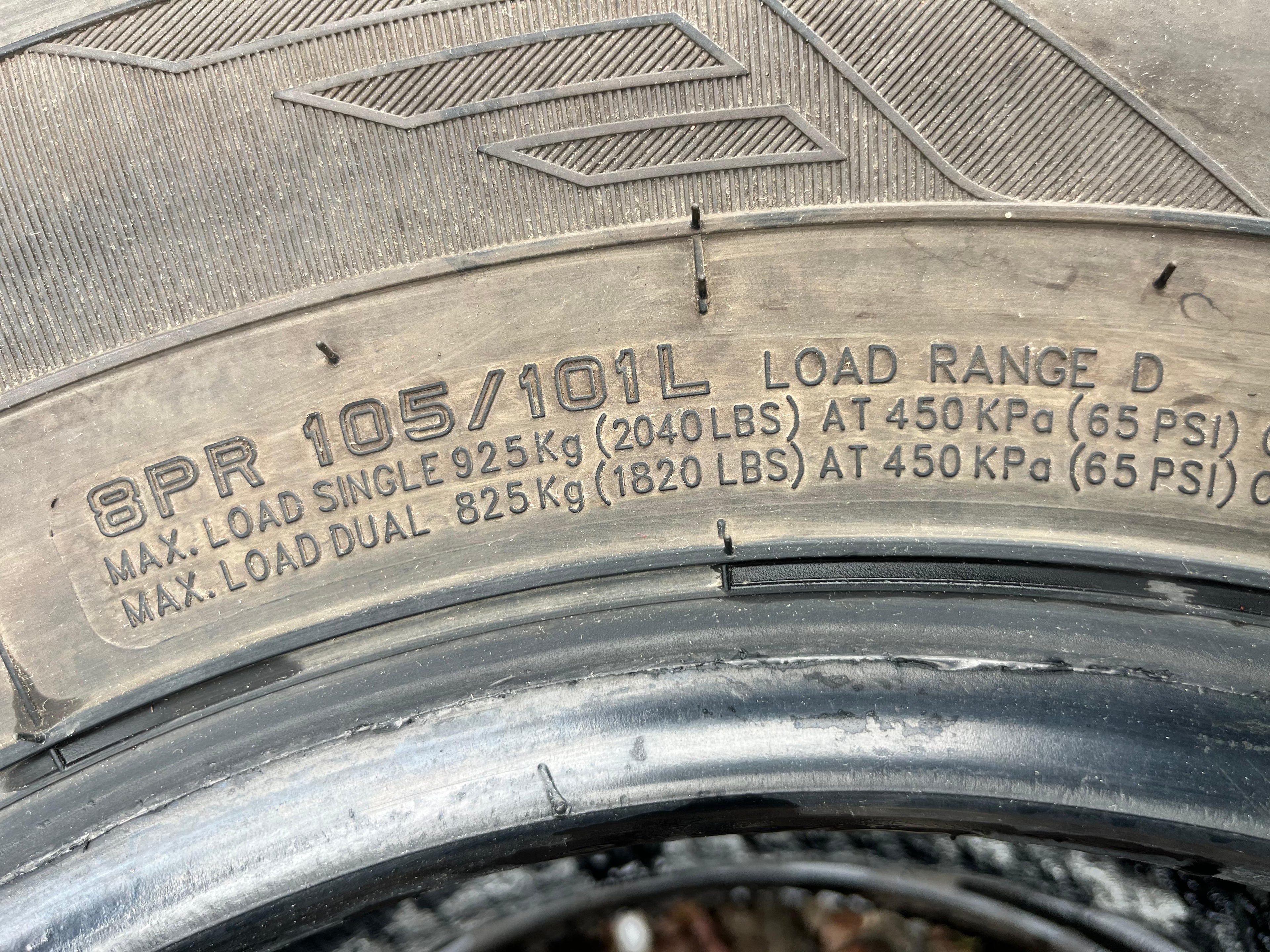 ST205/75R14 Single (1 Used Tire) Cachland CH-ST109
