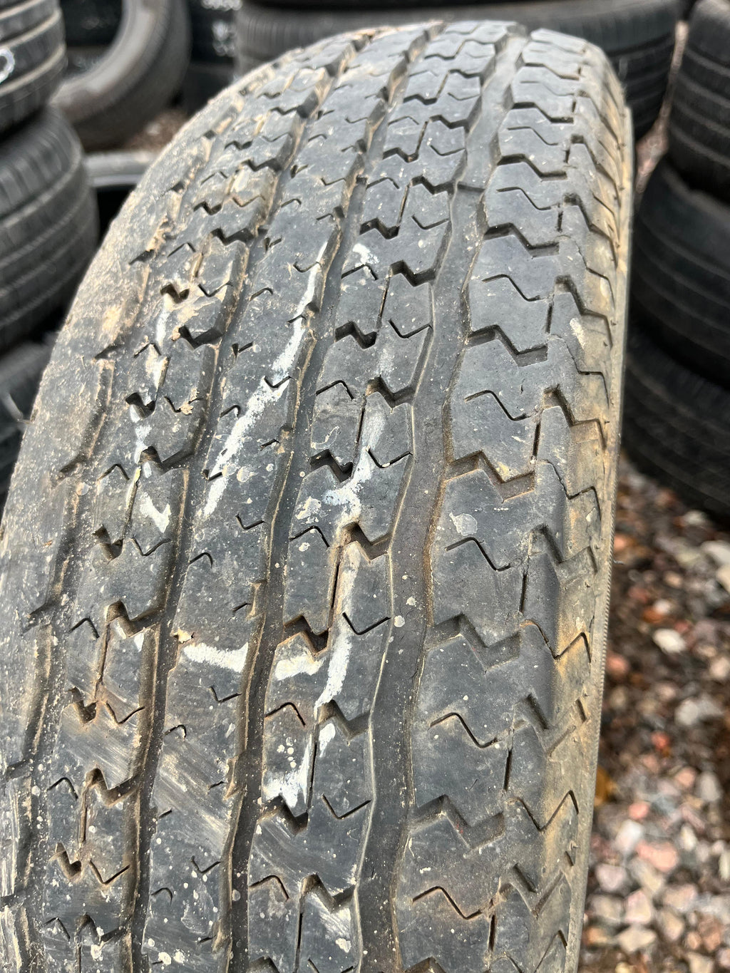 ST205/75R14 Single (1 Used Tire) Power King Towmax SRT