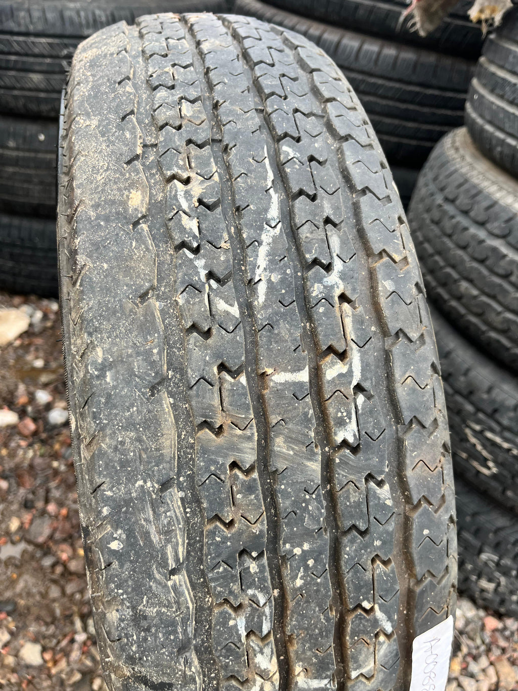 ST205/75R14 Single (1 Used Tire) Power King Towmax SRT