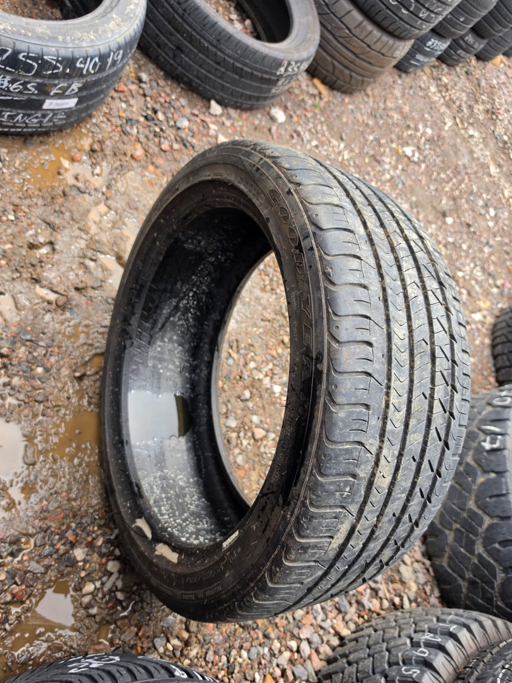 245/40R19 Single (1 Used Tire) Goodyear Eagle Sport