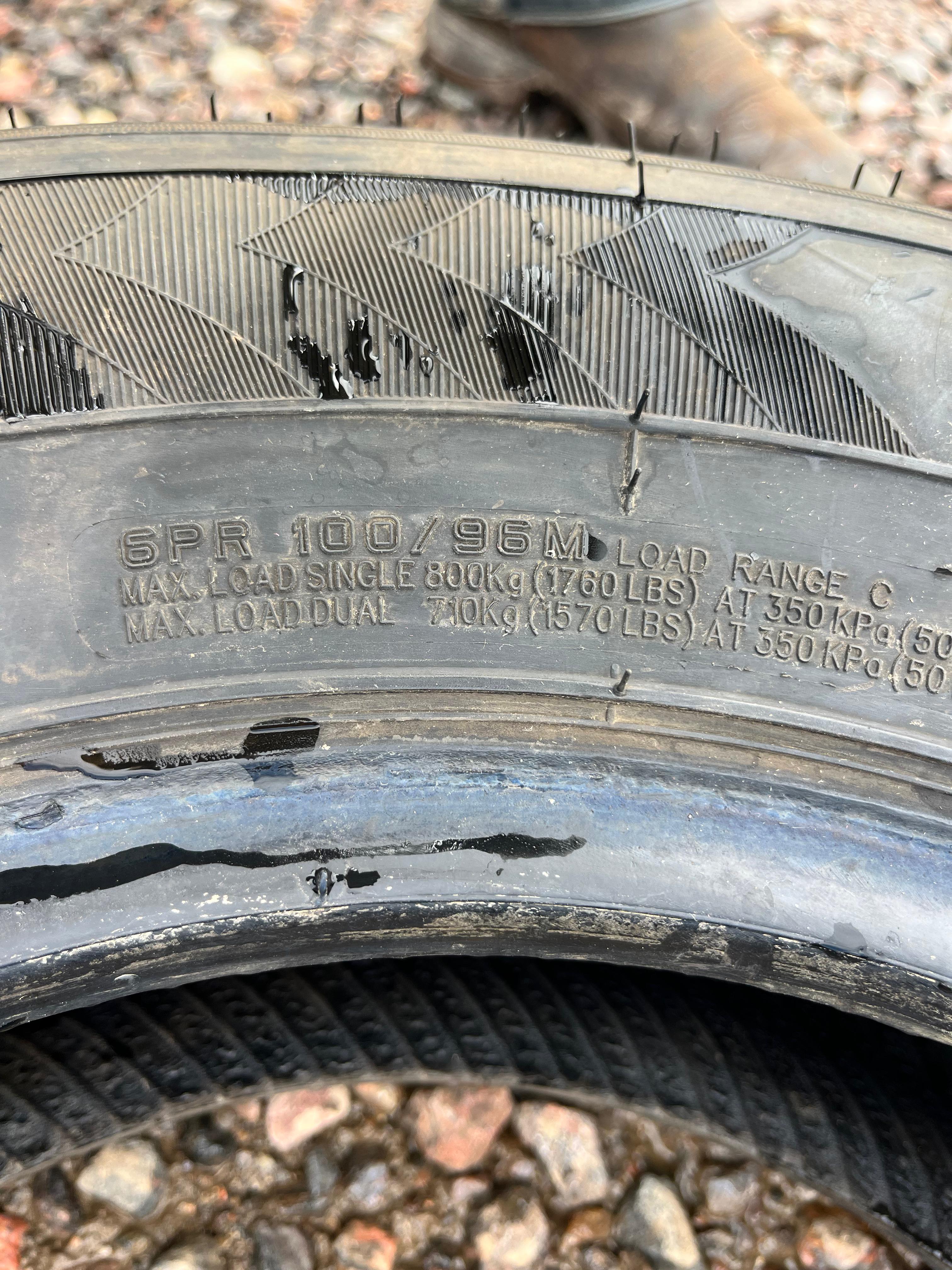 ST205/75R14 Single (1 Used Tire) Towstar STR ST Radial