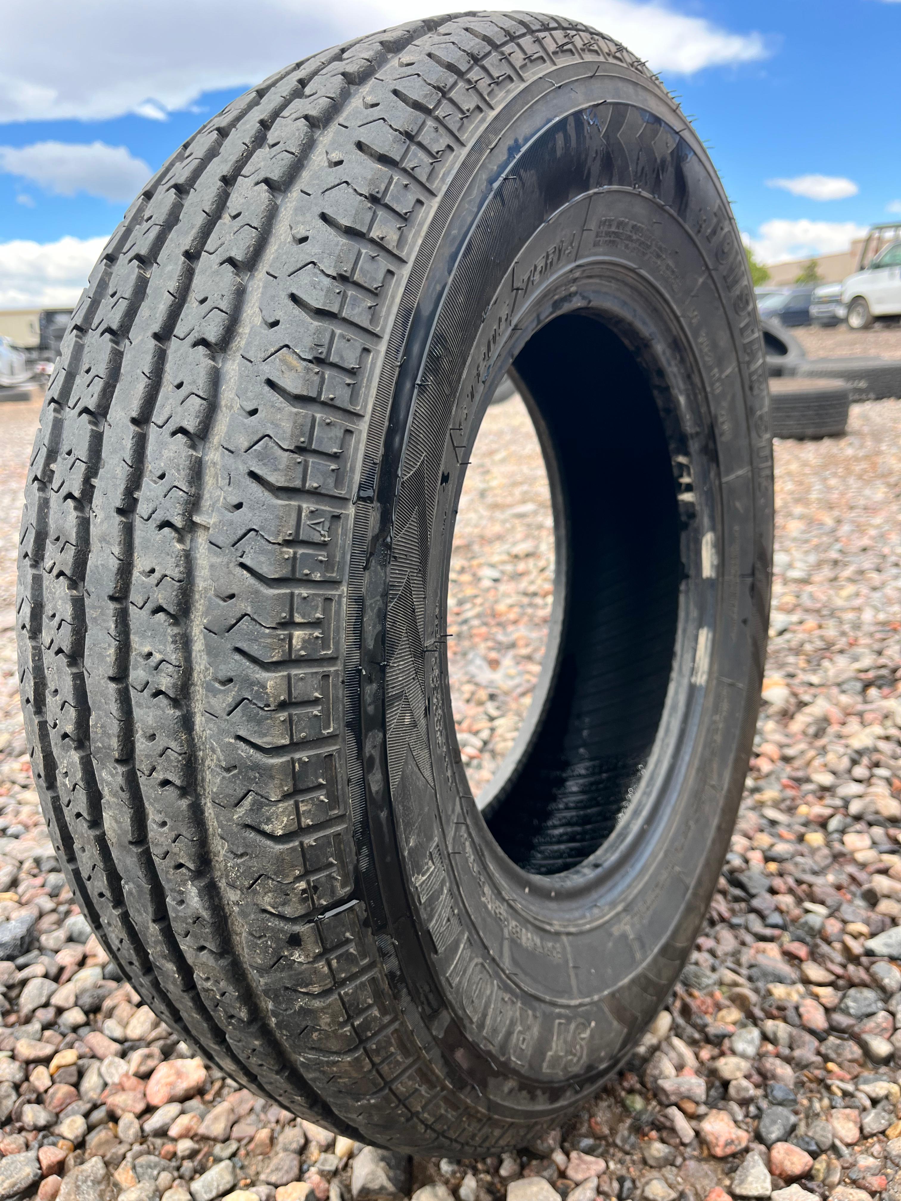 ST205/75R14 Single (1 Used Tire) Towstar STR ST Radial