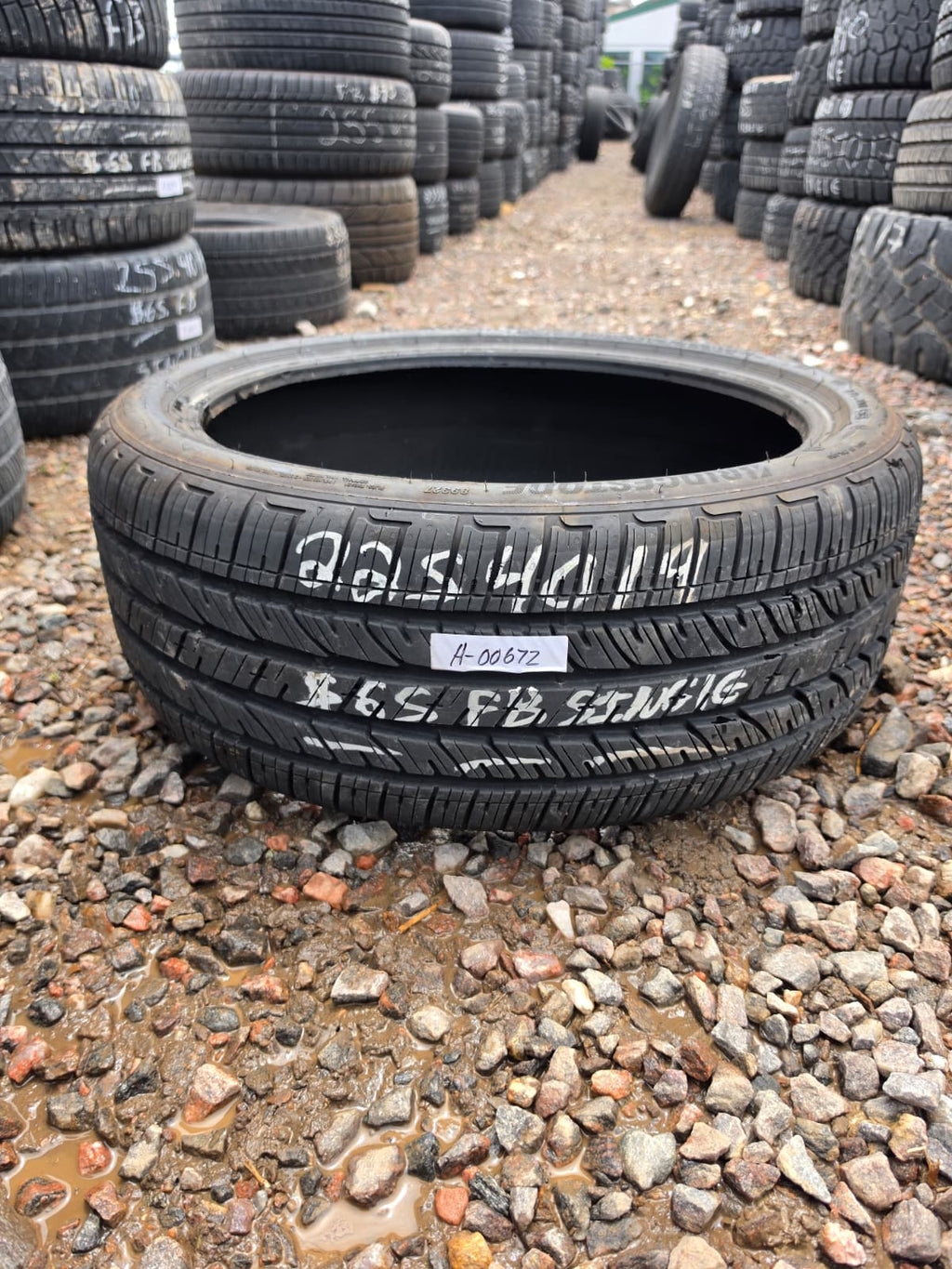 225/40R19 Single (1 Used Tire) Bridgestone Turanza EL100