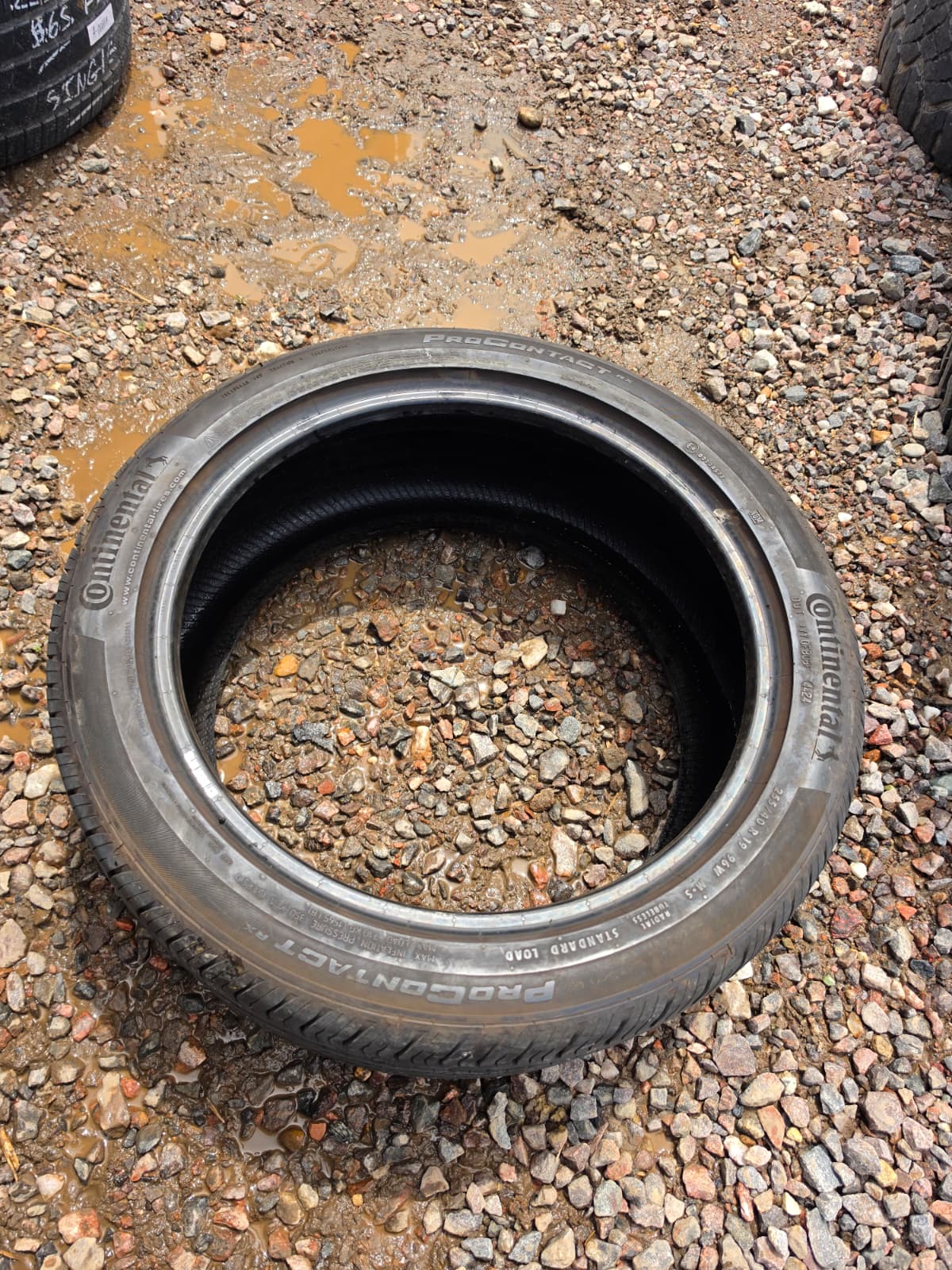 255/40R19 Single (1 Used Tire) Continental ProContact