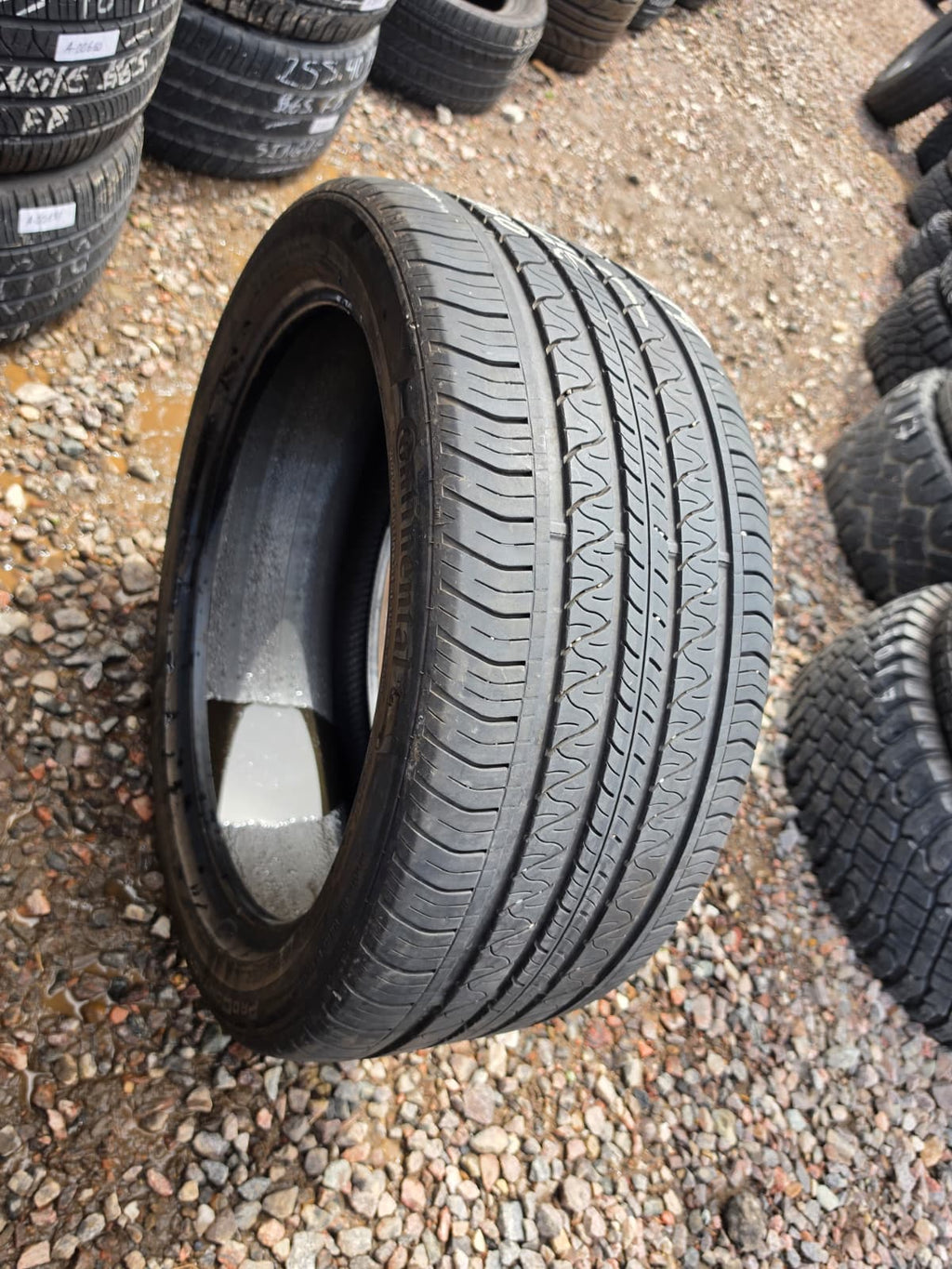 255/40R19 Single (1 Used Tire) Continental ProContact