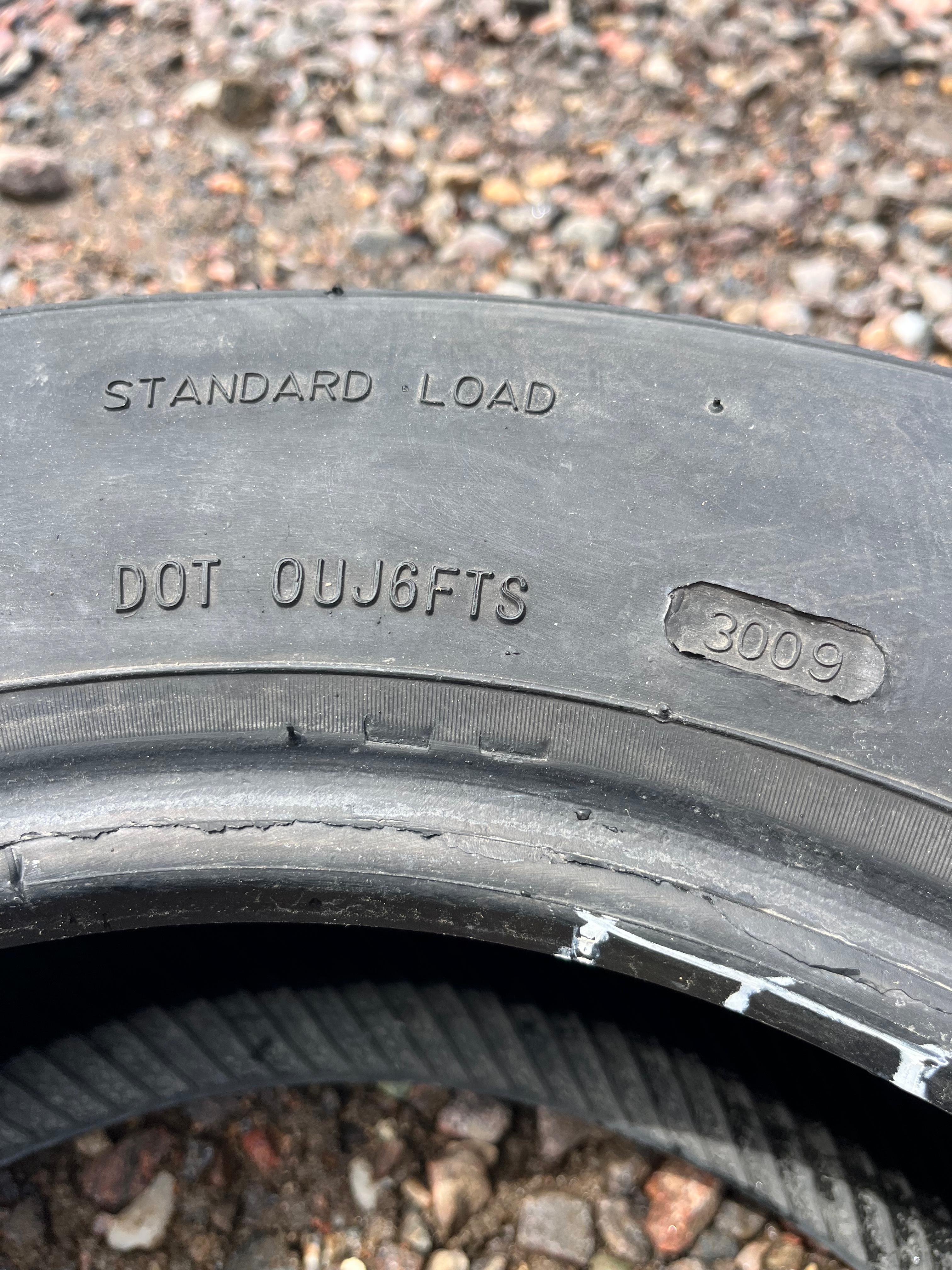 185/70R14 Single (1 Used Tire) Epic Tour Radial LL700