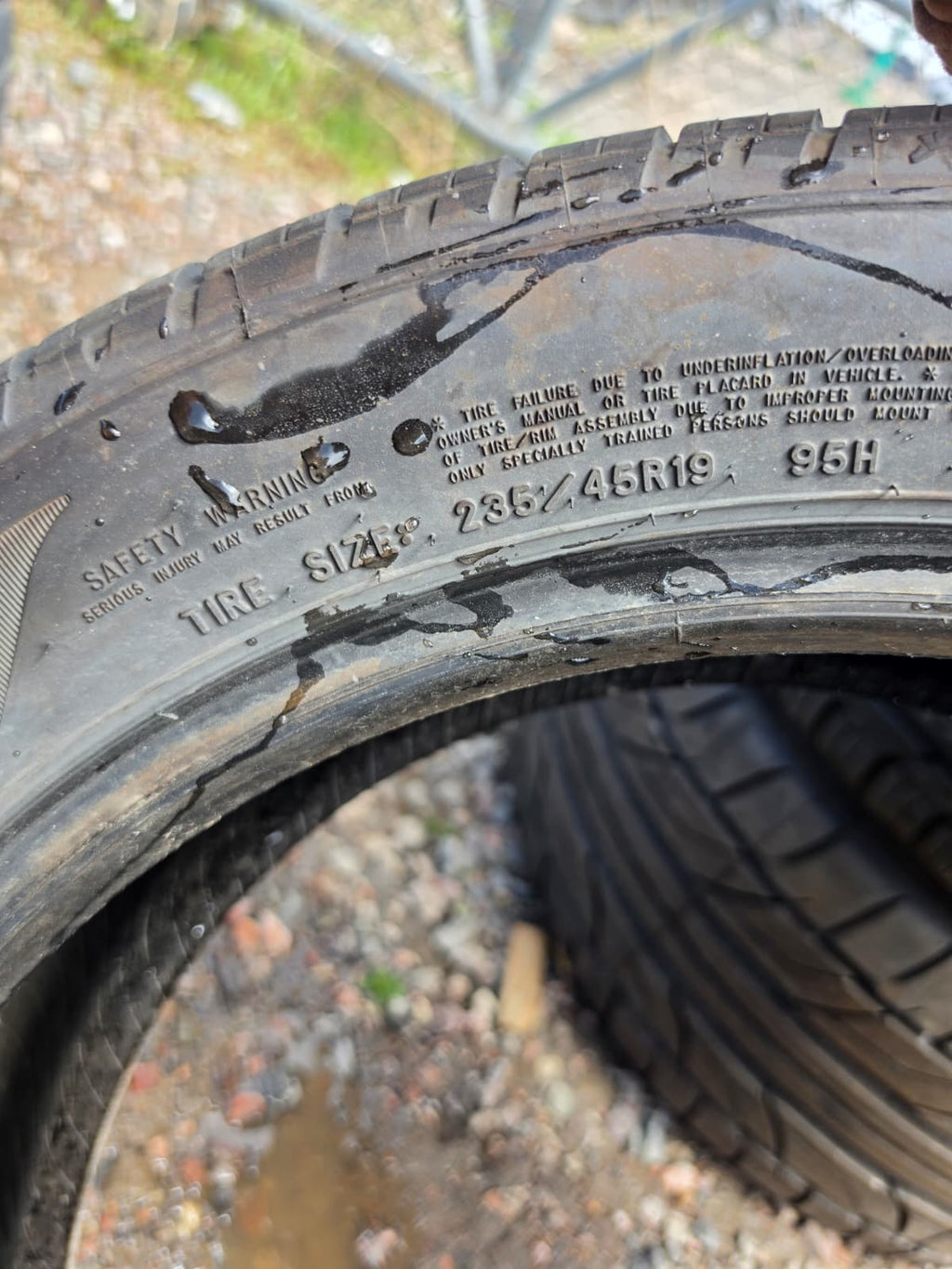 235/45R19 Single (1 Used Tire) Goodyear Assurance
