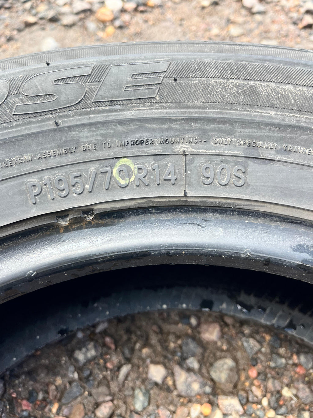 195/70R14 Single (1 Used Tire)Toyo Eclipse