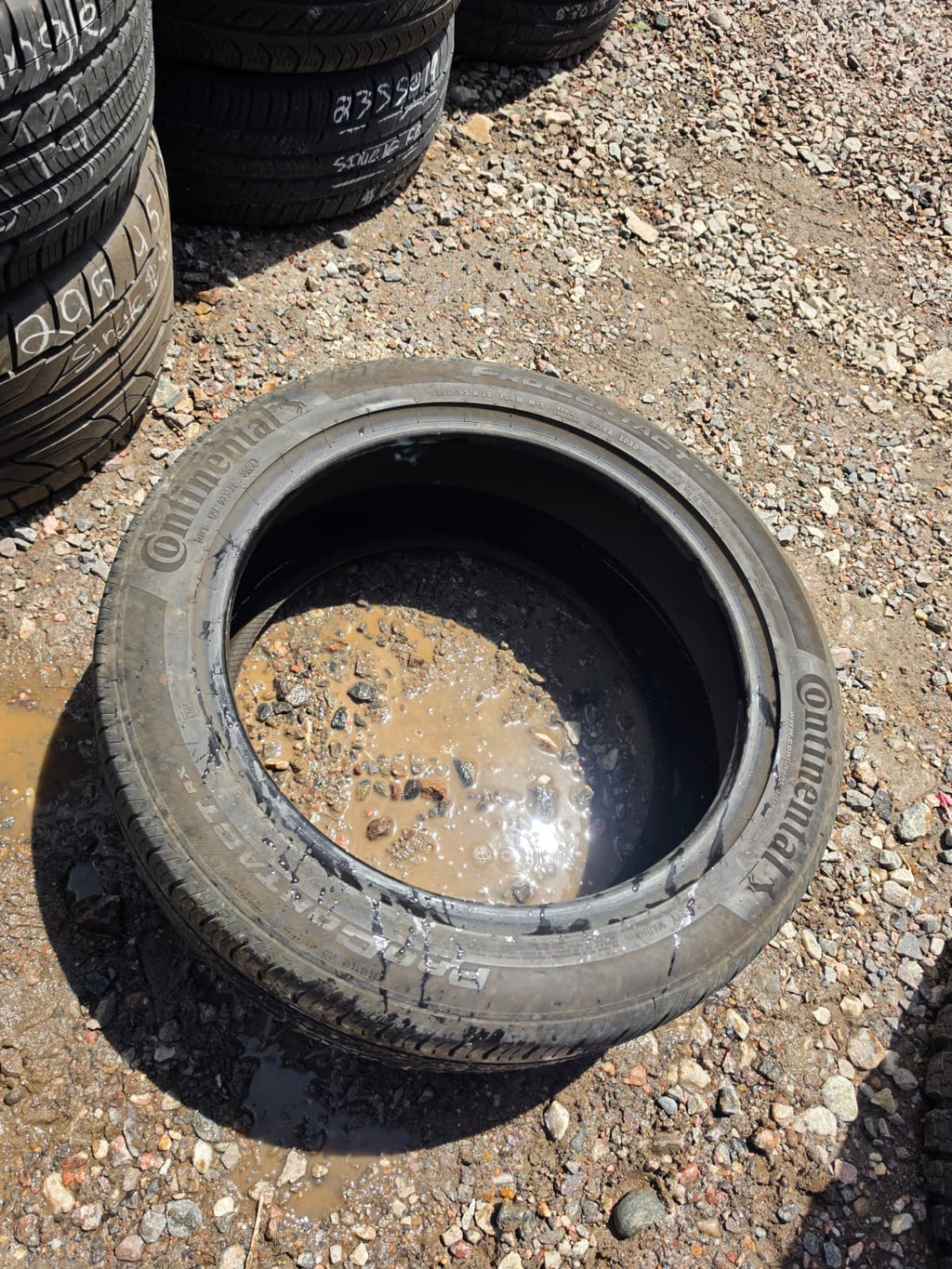 255/45R19 Single (1 Used Tire) Continental ProContact