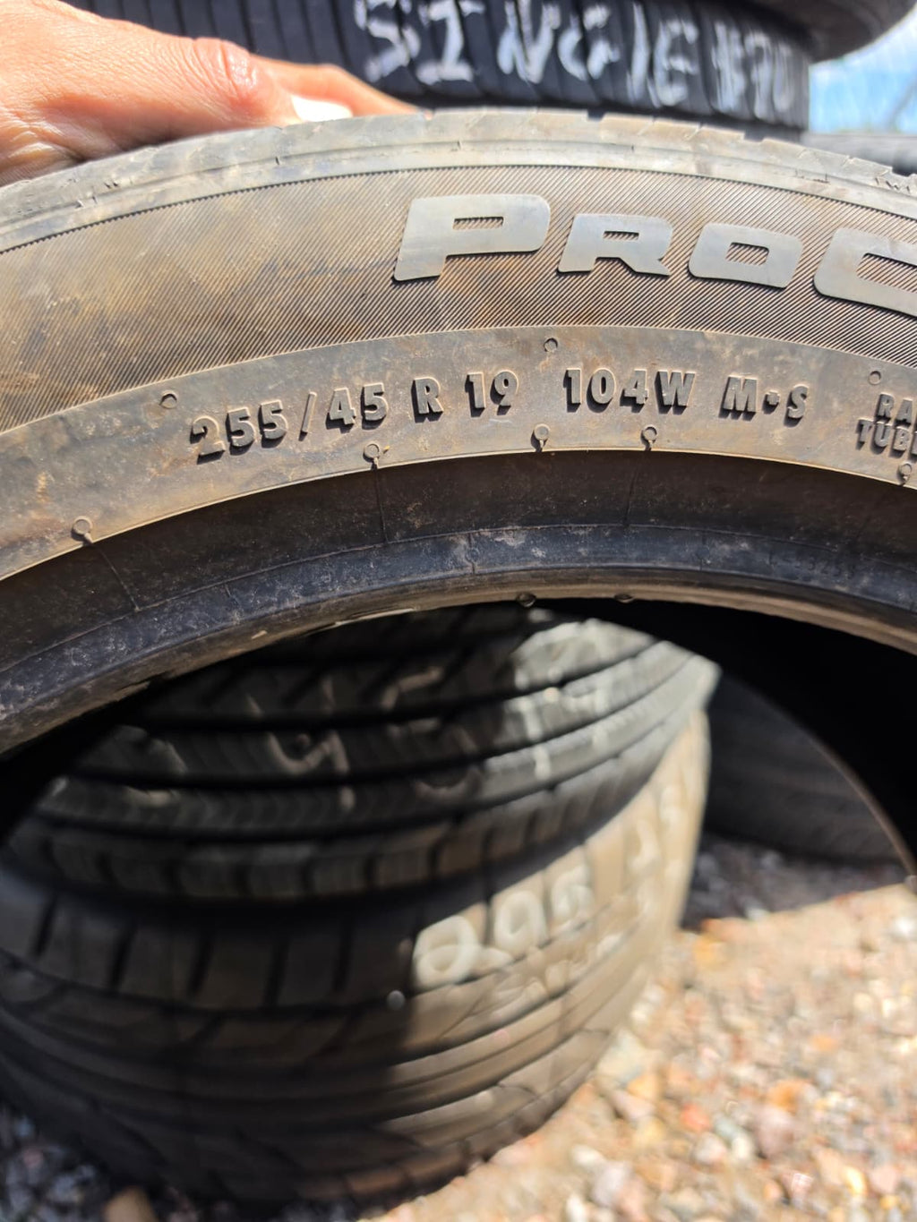 255/45R19 Single (1 Used Tire) Continental ProContact