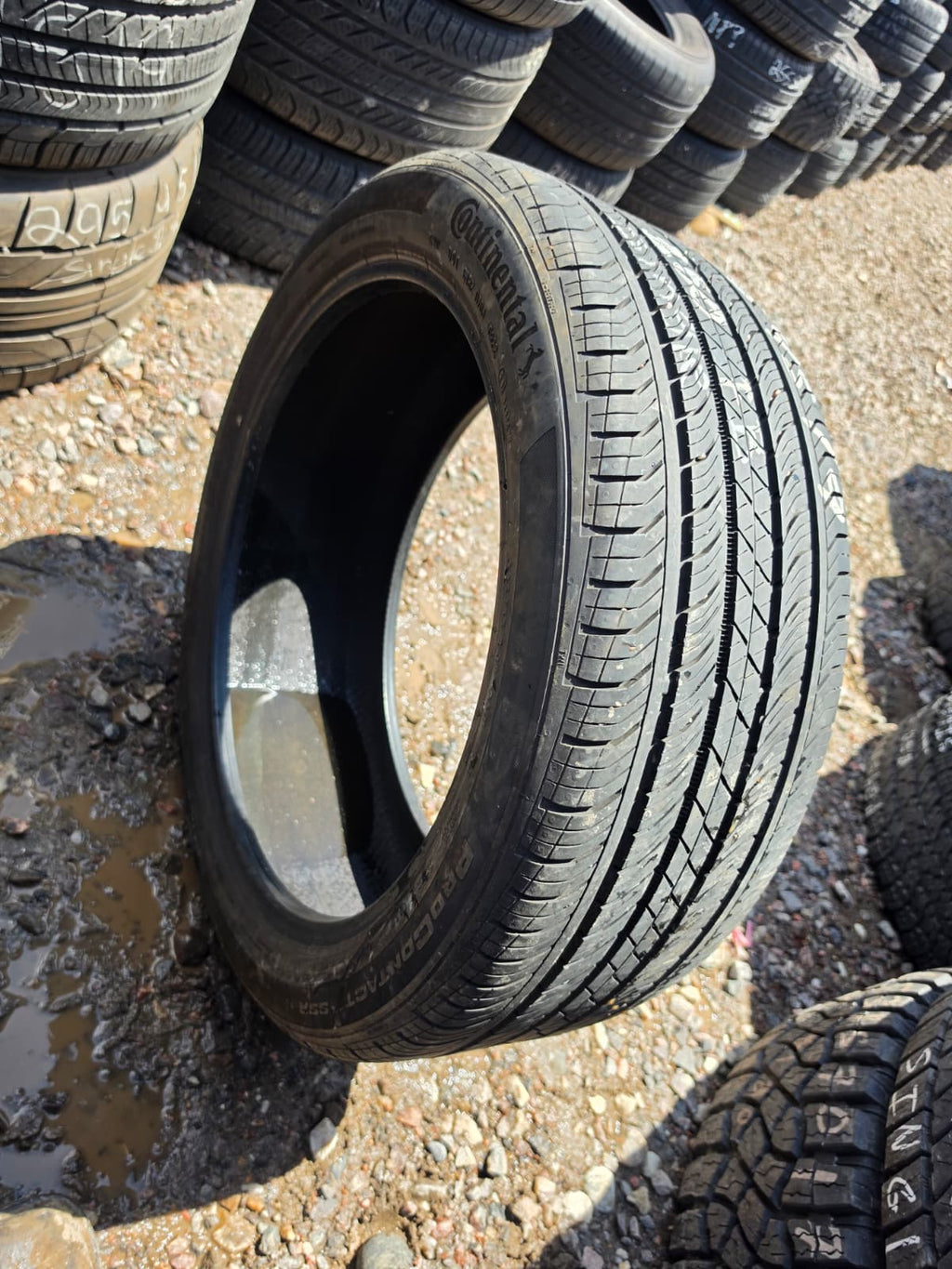 255/45R19 Single (1 Used Tire) Continental ProContact