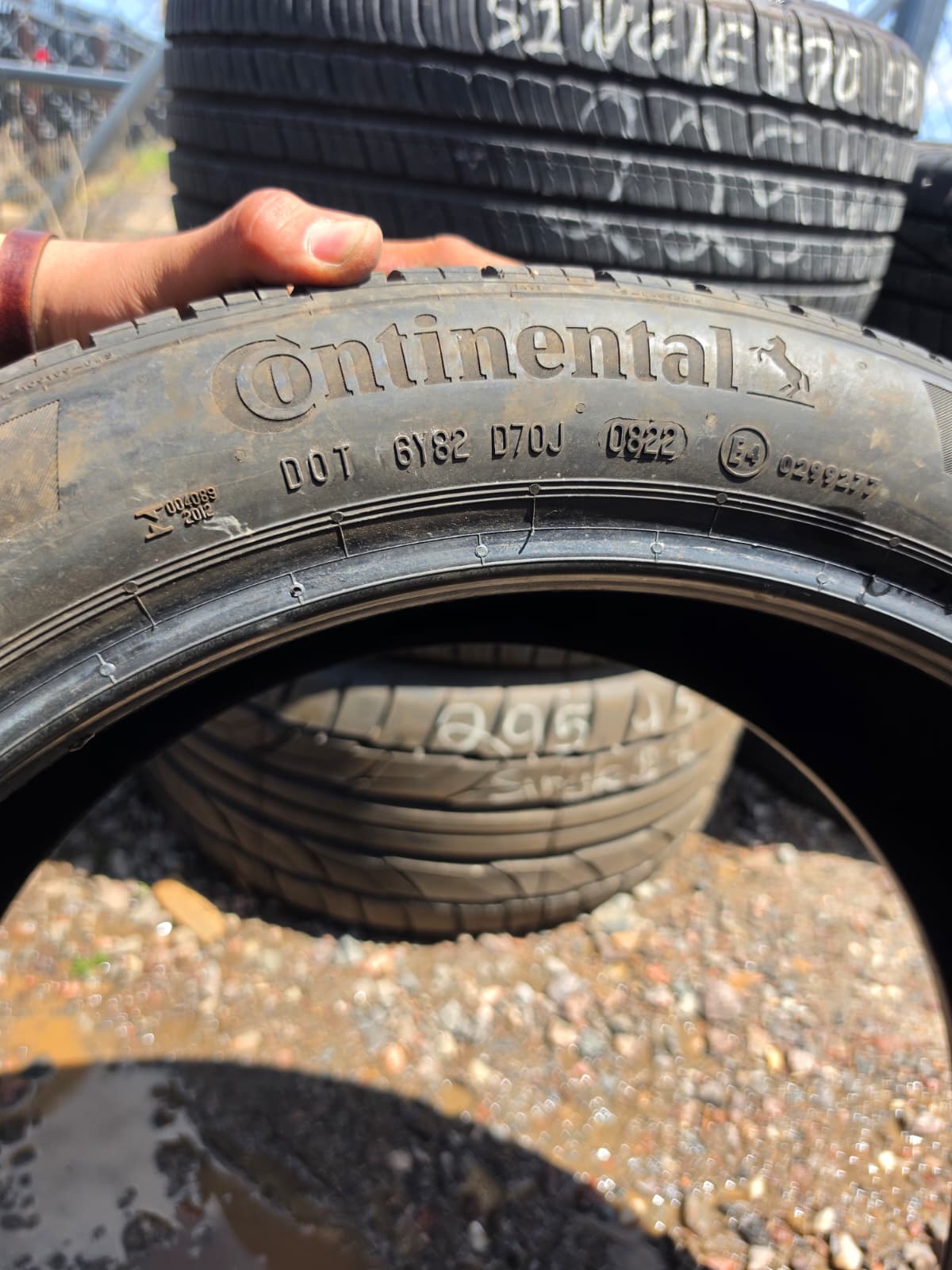 255/45R19 Single (1 Used Tire) Continental ProContact