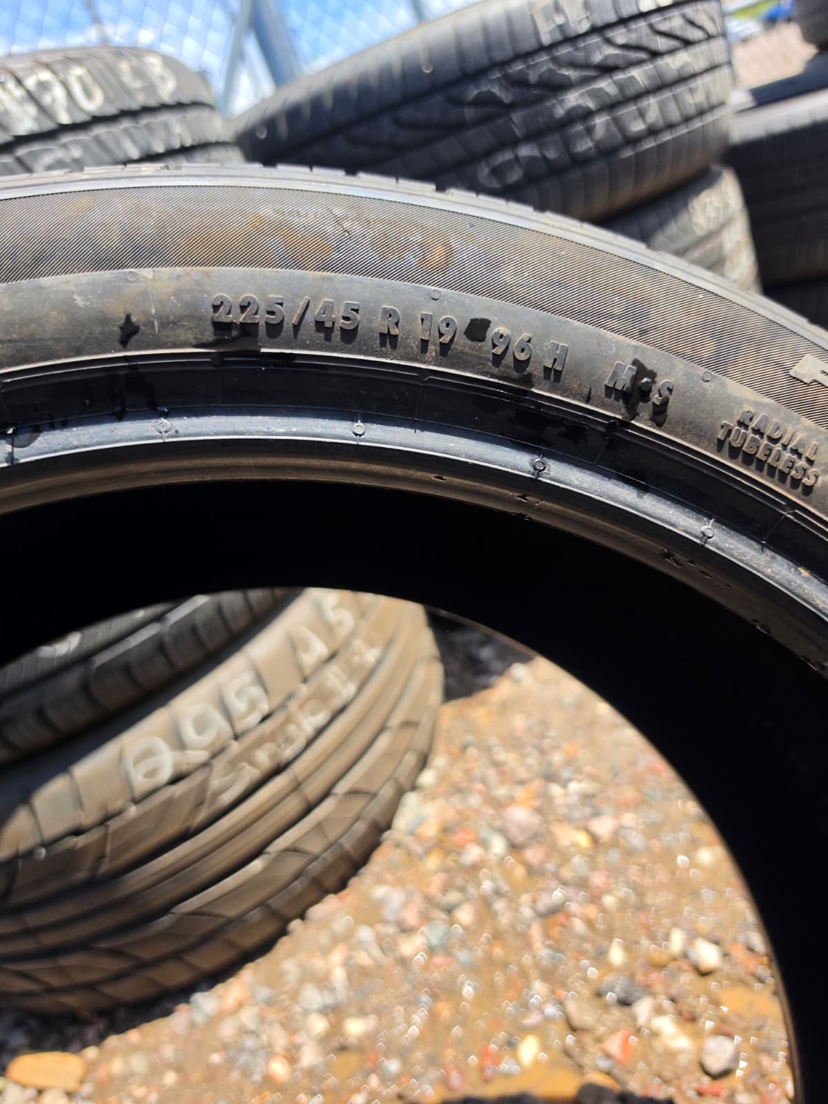 255/45R19 Single (1 Used Tire) Continental ProContact