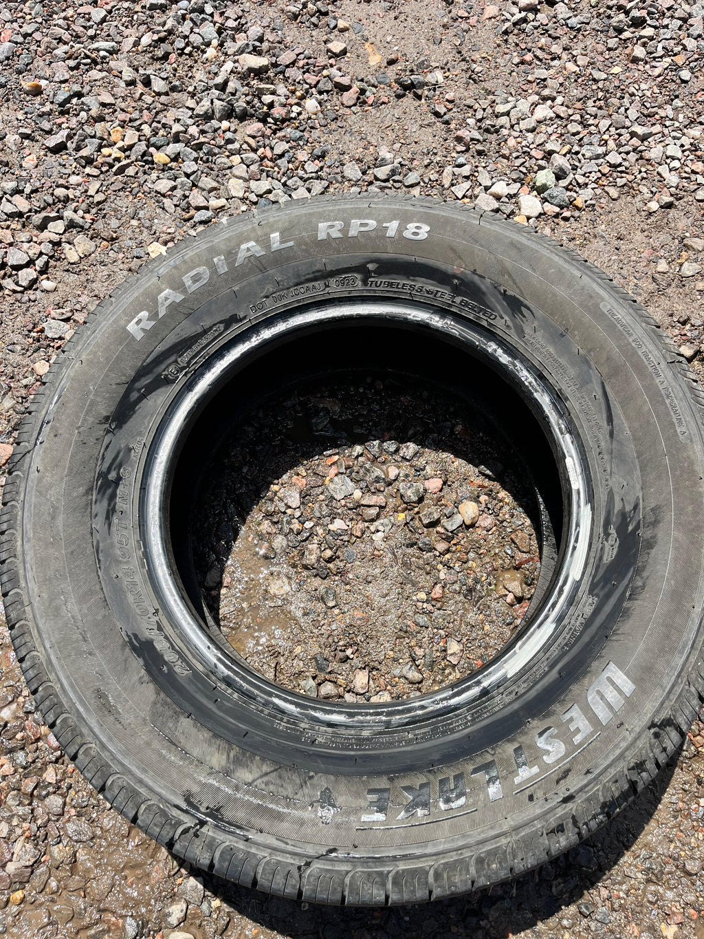 205/70R14 Single (1 Used Tire) Westlake Radial RP18