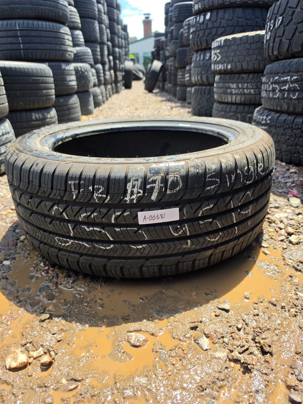 255/45R19 Single (1 Used Tire) Goodyear Eagle Sport