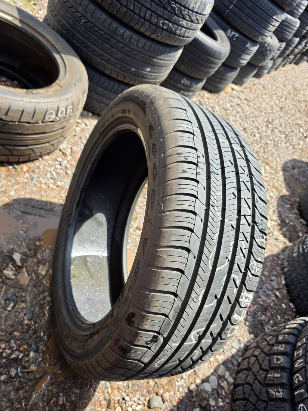 255/45R19 Single (1 Used Tire) Goodyear Eagle Sport