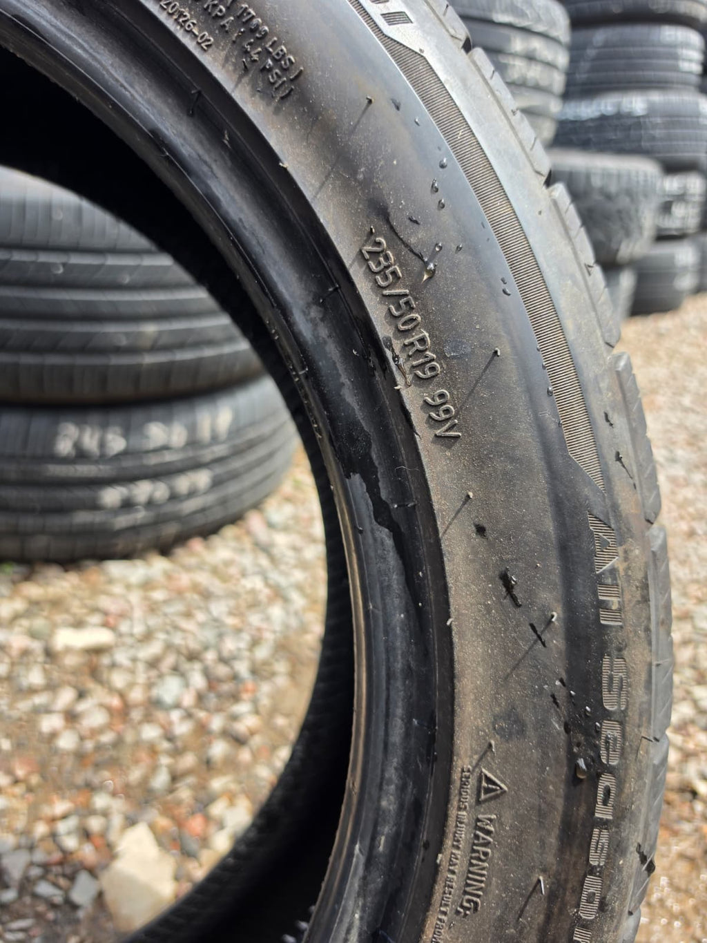 235/50R19 Single (1 Used Tire) BF Goodrich Advantage Control