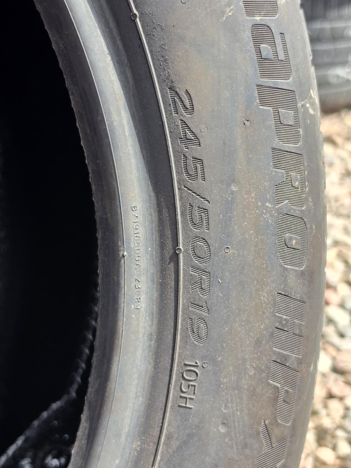 245/50R19 Single (1 Used Tire) Hankook DynaPro HPX