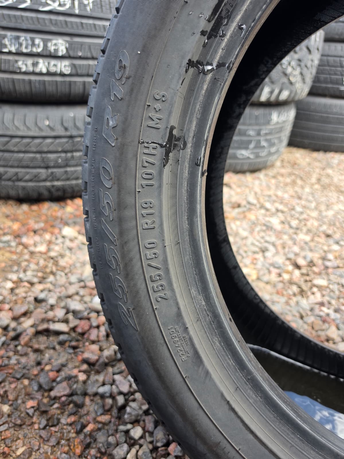 255/50R19 Single (1 Used Tire) Pirelli Scorpion Verde