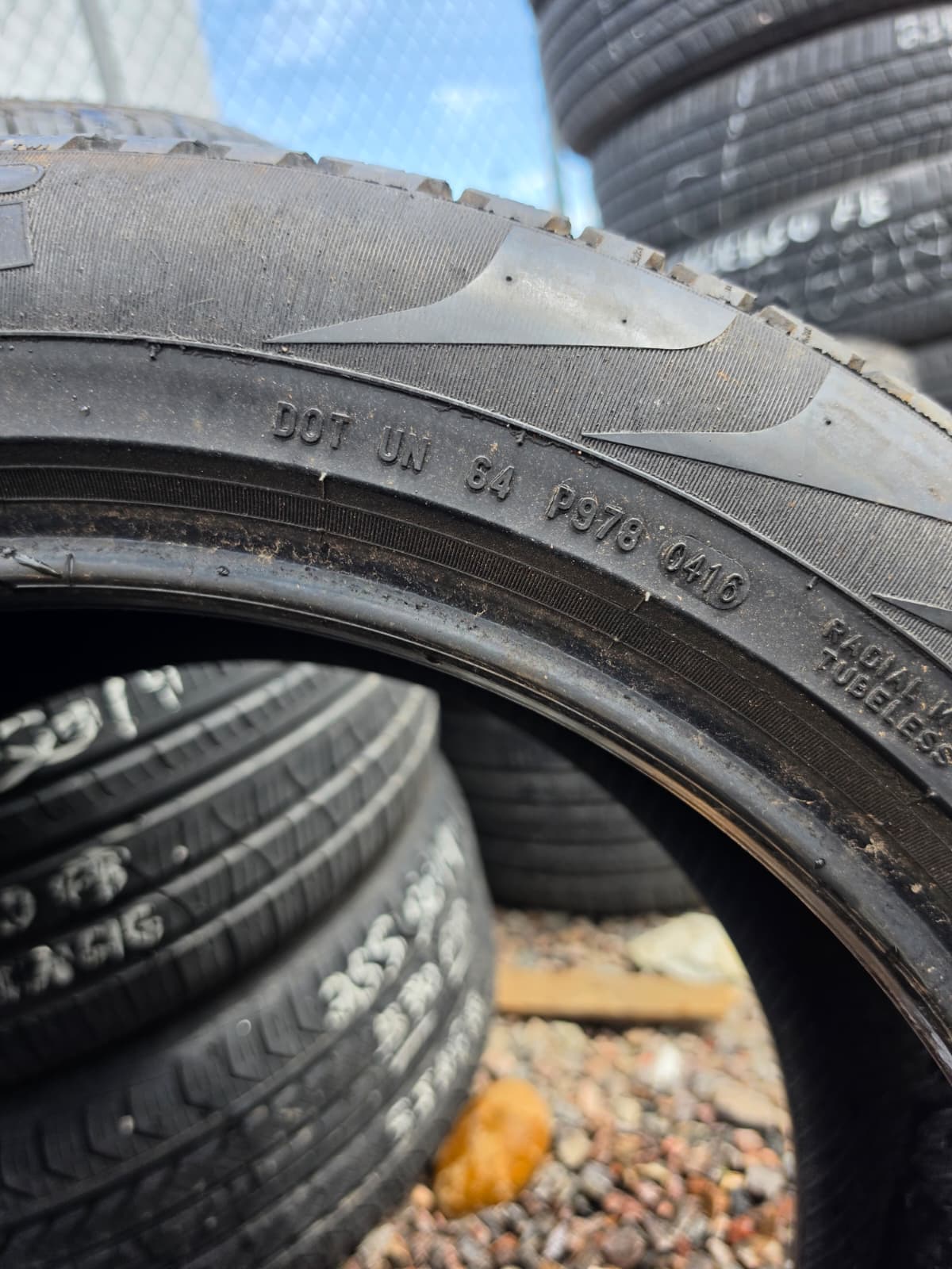 255/50R19 Single (1 Used Tire) Pirelli Scorpion Verde
