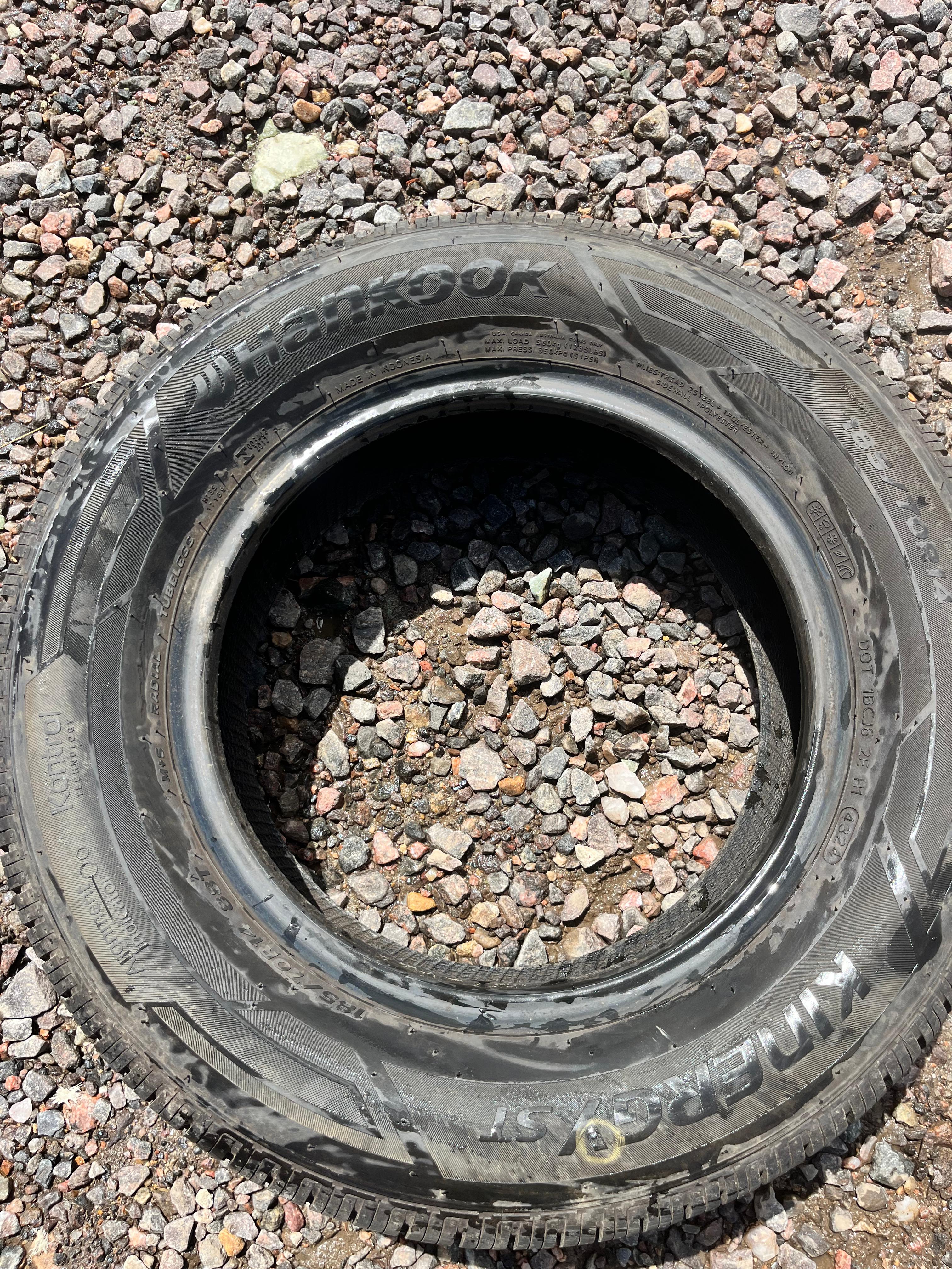 185/70R14 Single (1 Used Tire) Hankook Kinergy