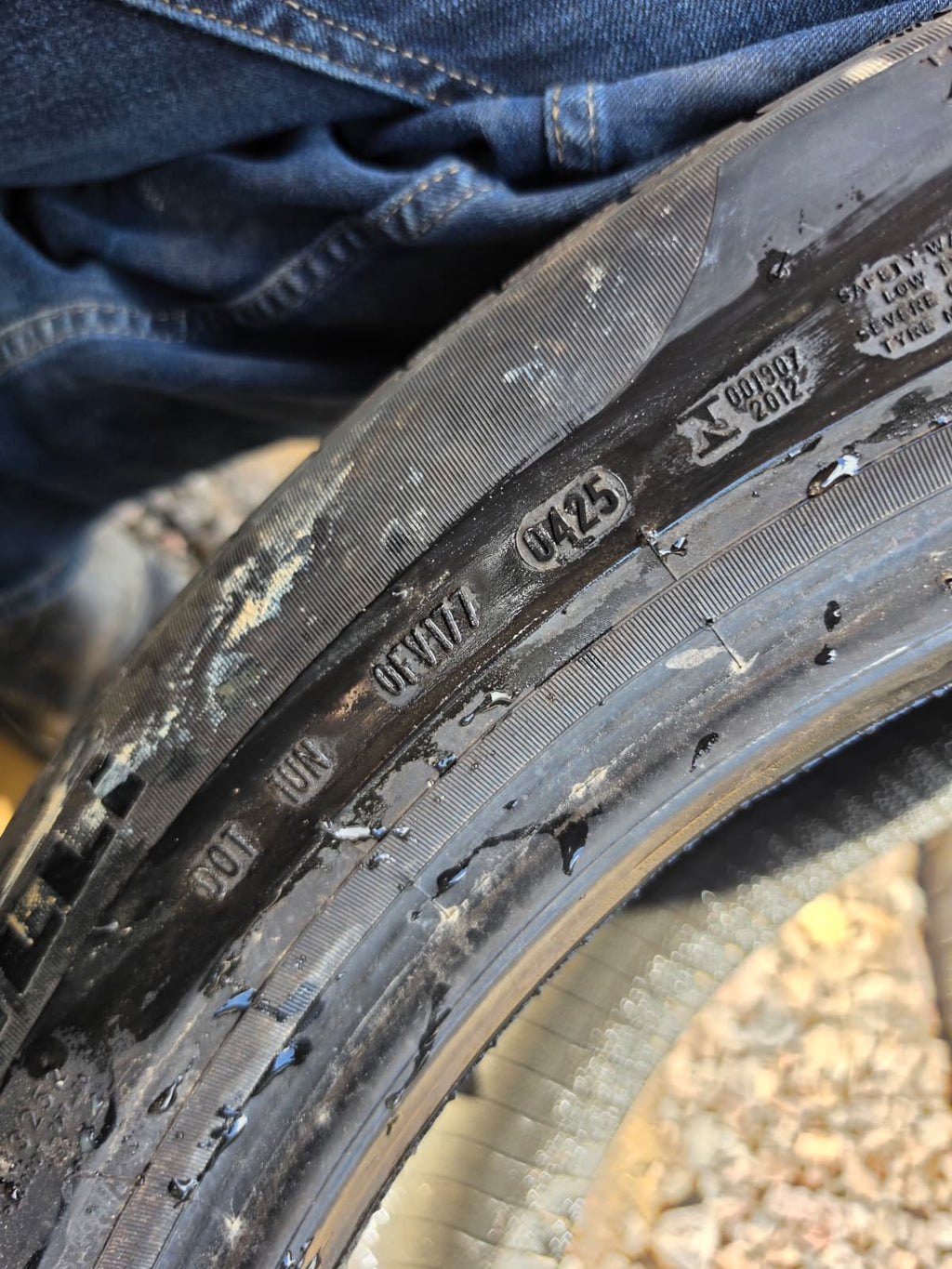 245/50R19 Single (1 Used Tire) Pirelli Cinturato
