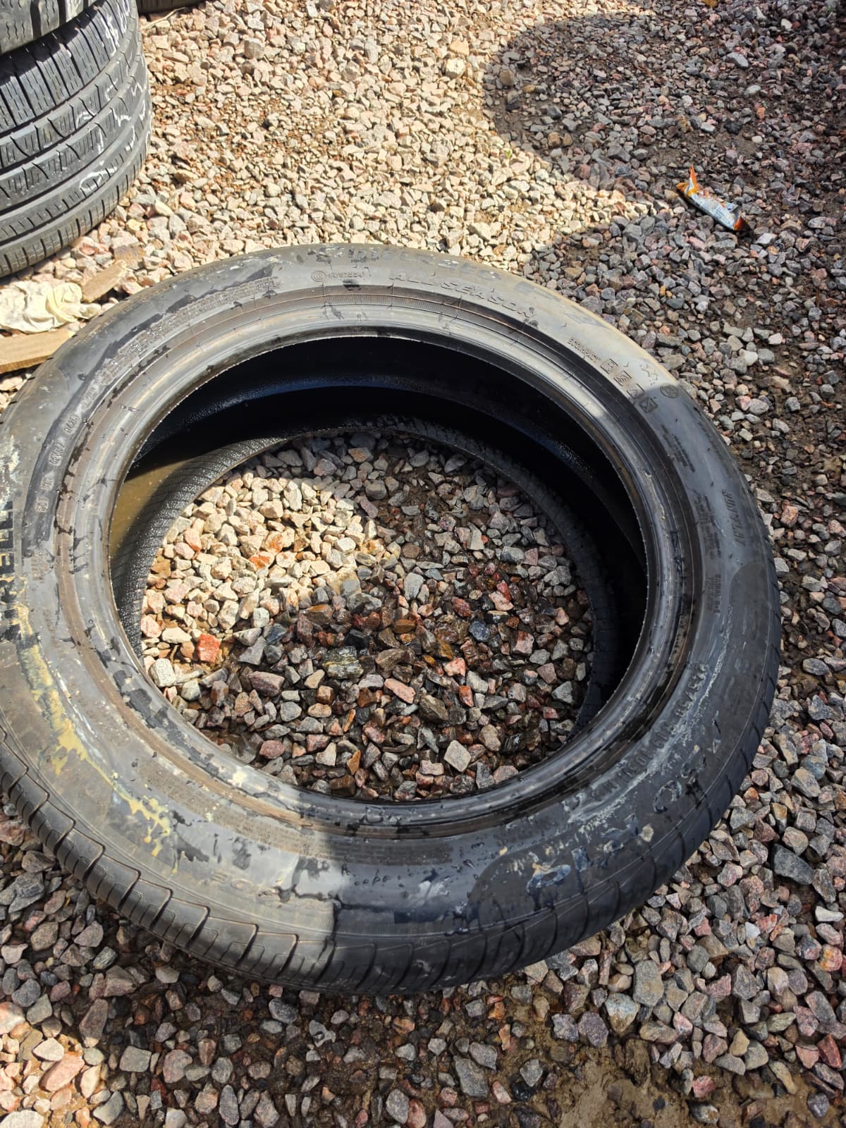 245/50R19 Single (1 Used Tire) Pirelli Cinturato