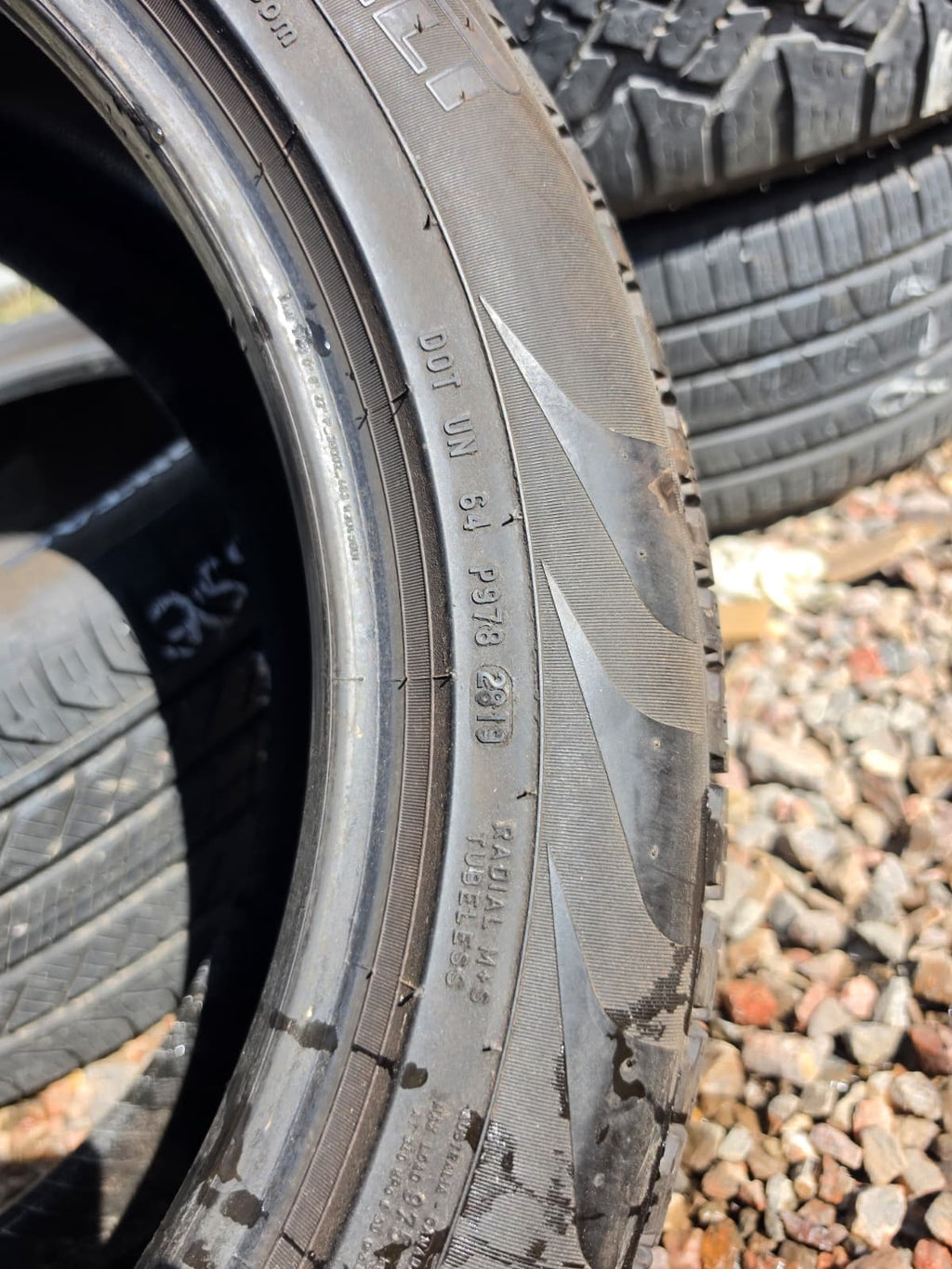 255/50R19 Single (1 Used Tire) Pirelli Scorpion Verde