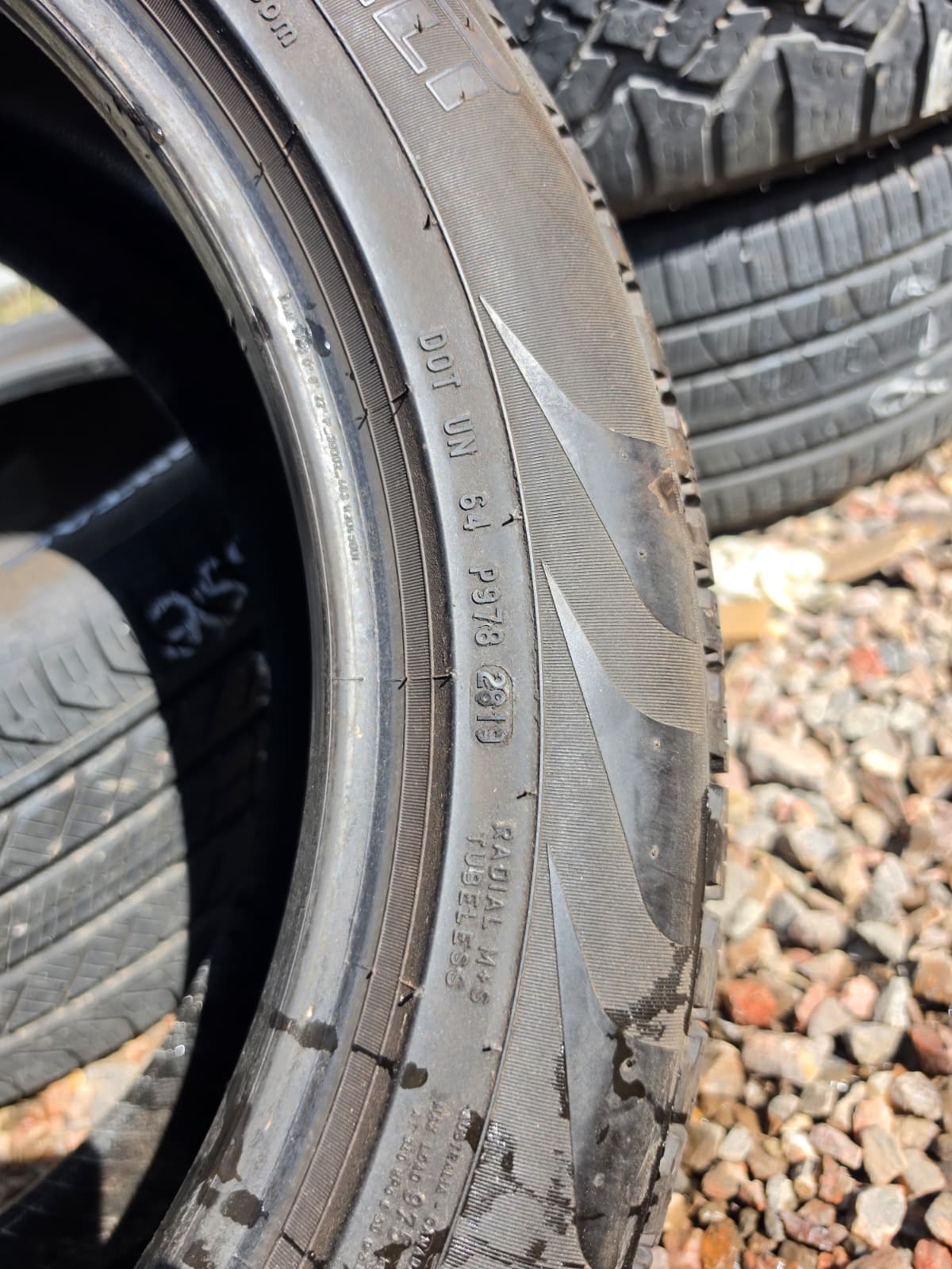 255/50R19 Single (1 Used Tire) Pirelli Scorpion Verde