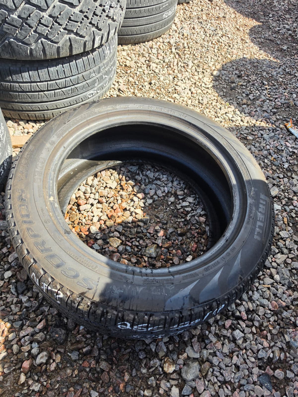 255/50R19 Single (1 Used Tire) Pirelli Scorpion Verde