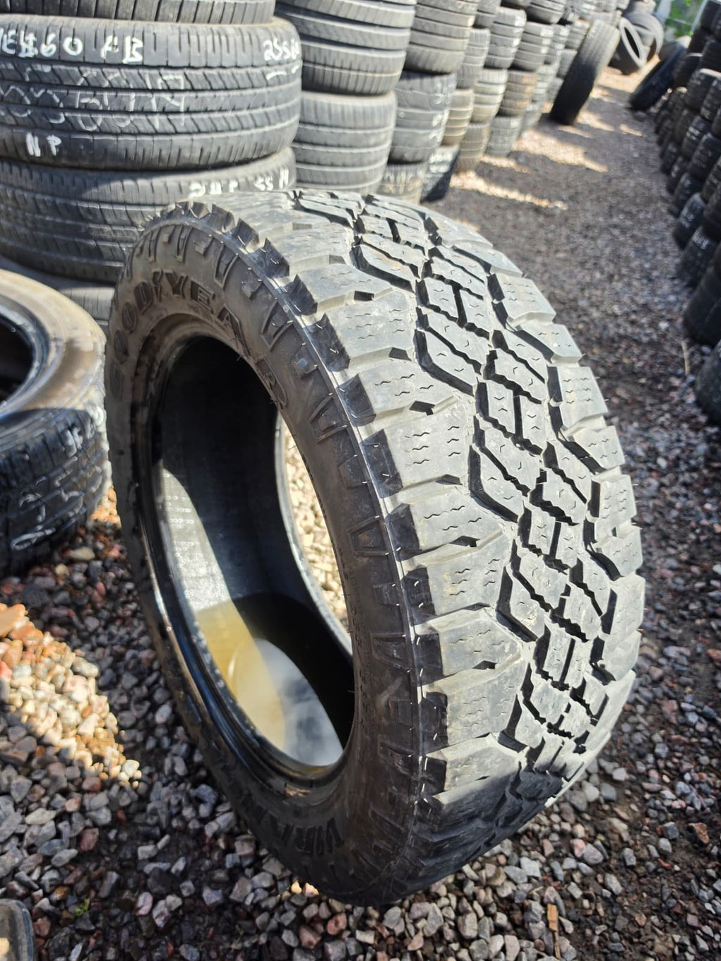 255/50R19 Single (1 Used Tire) Goodyear Wrangler DuraTrac
