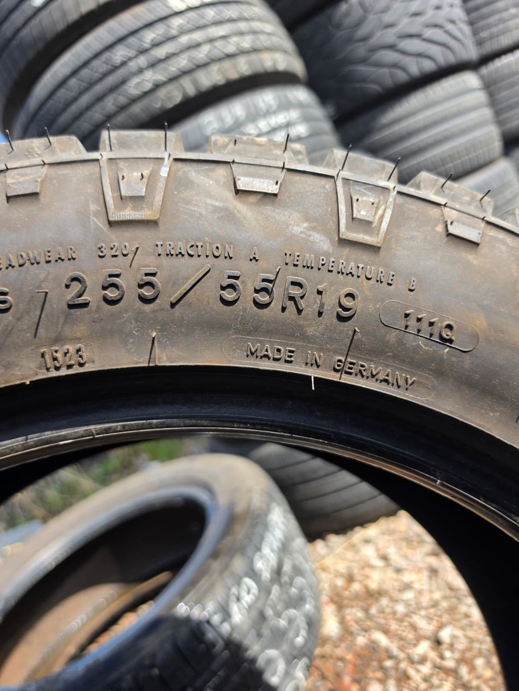 255/50R19 Single (1 Used Tire) Goodyear Wrangler DuraTrac