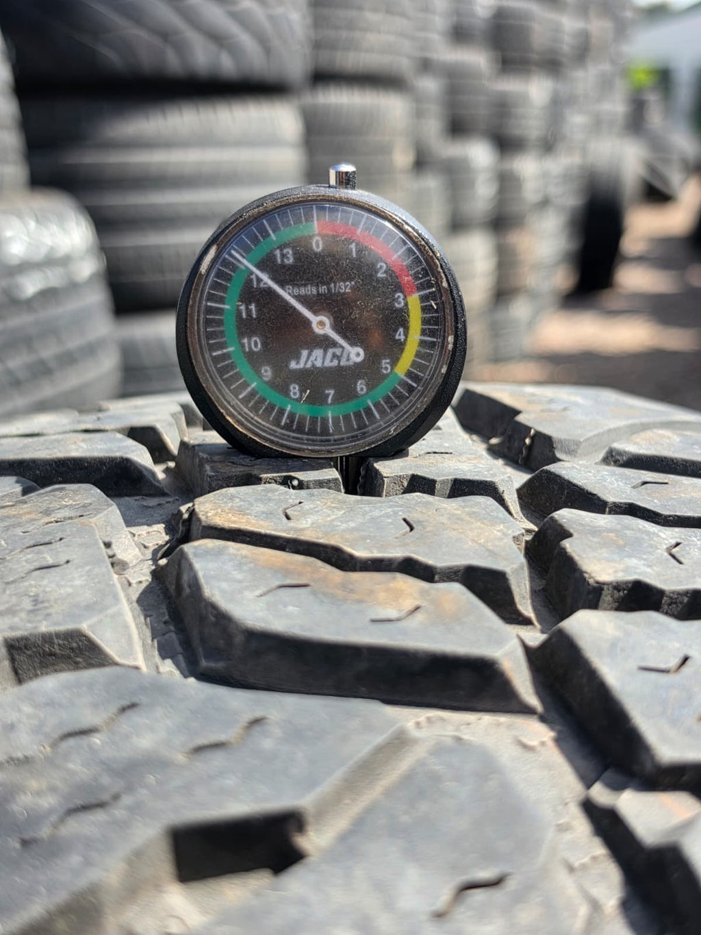 255/50R19 Single (1 Used Tire) Goodyear Wrangler DuraTrac