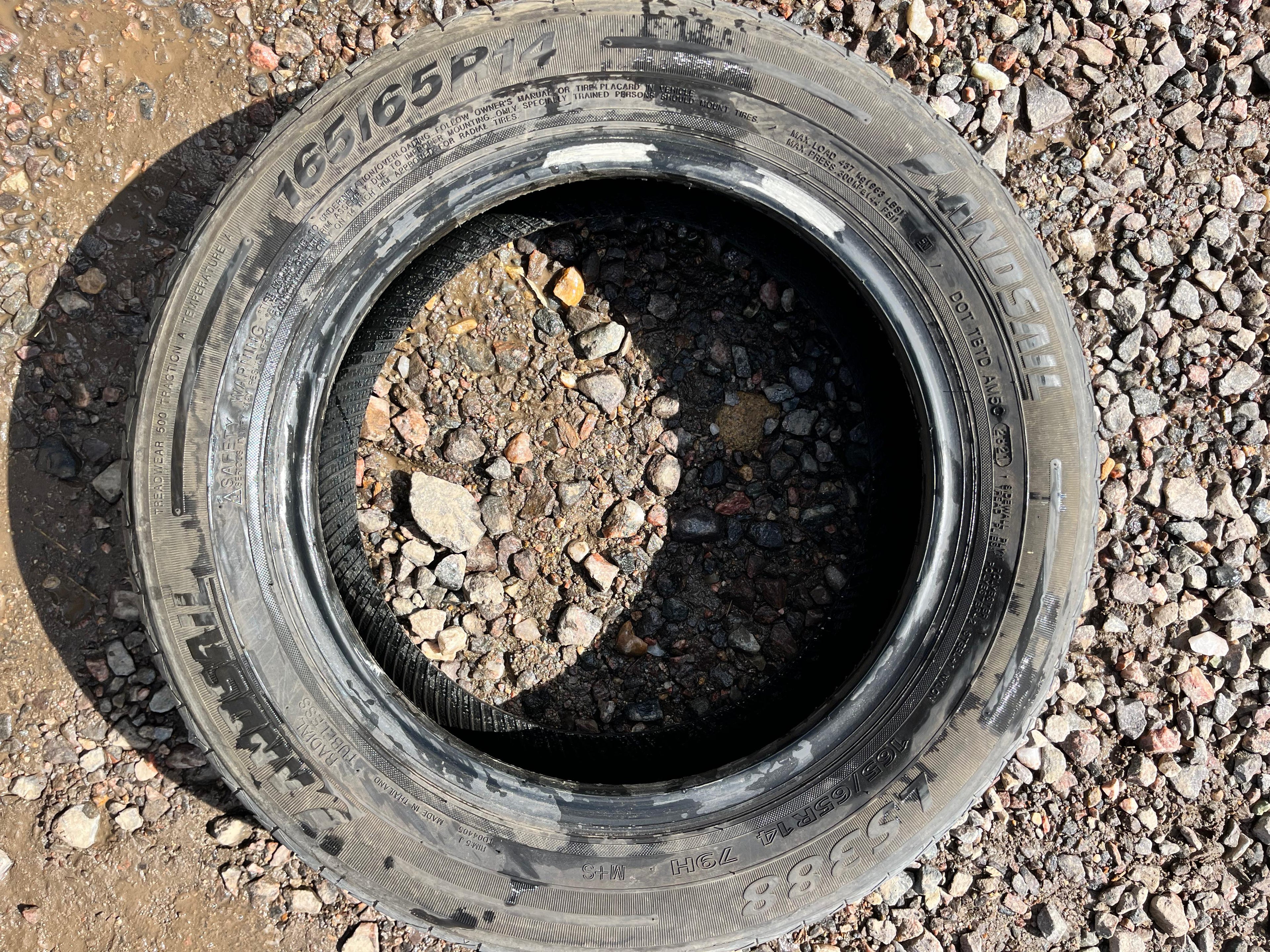 165/65R14 Pair (2 Used Tires) Andsail LS388