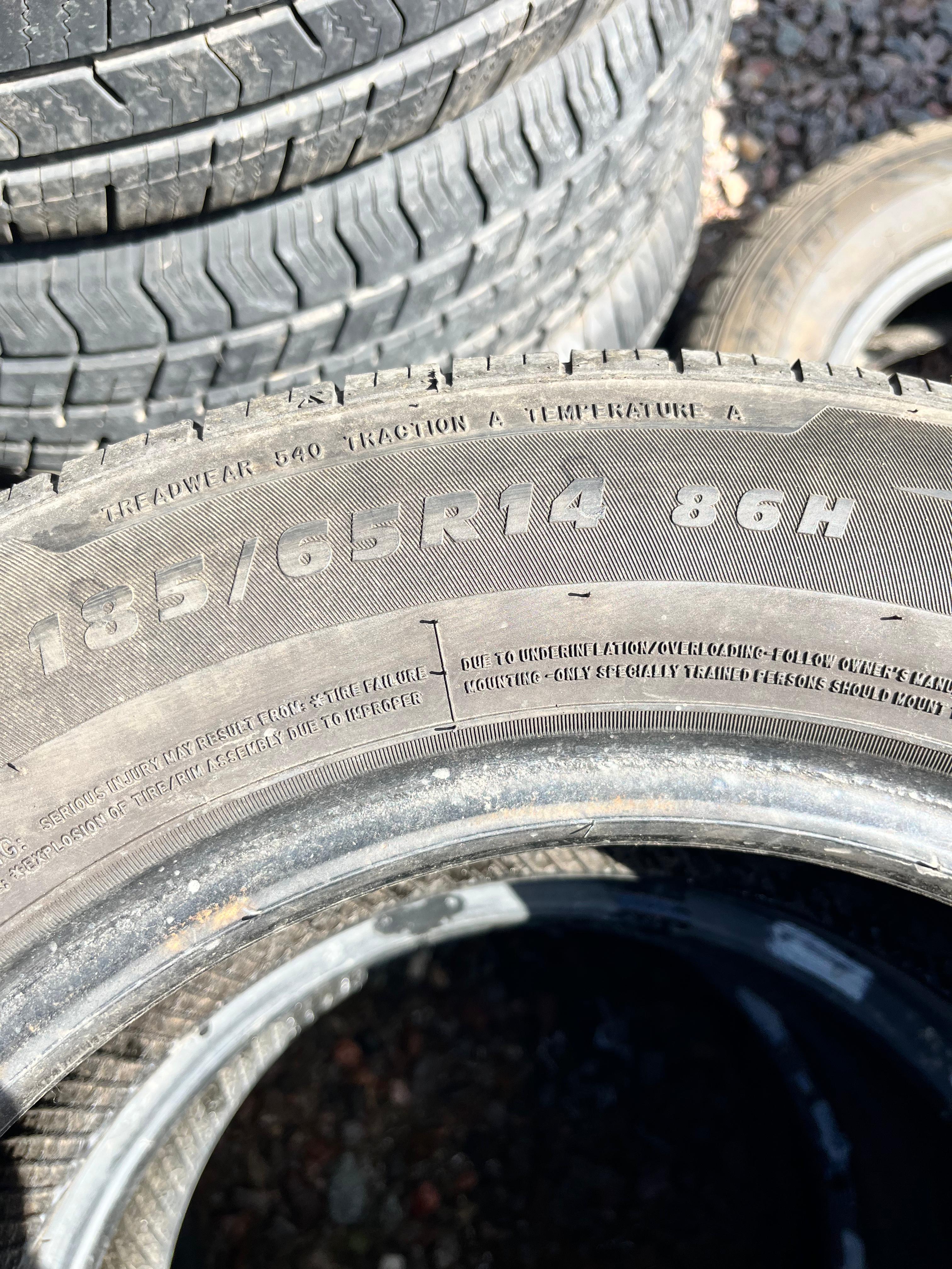 185/65R14 Single (1 Used Tire) CrossMax All Season CT1