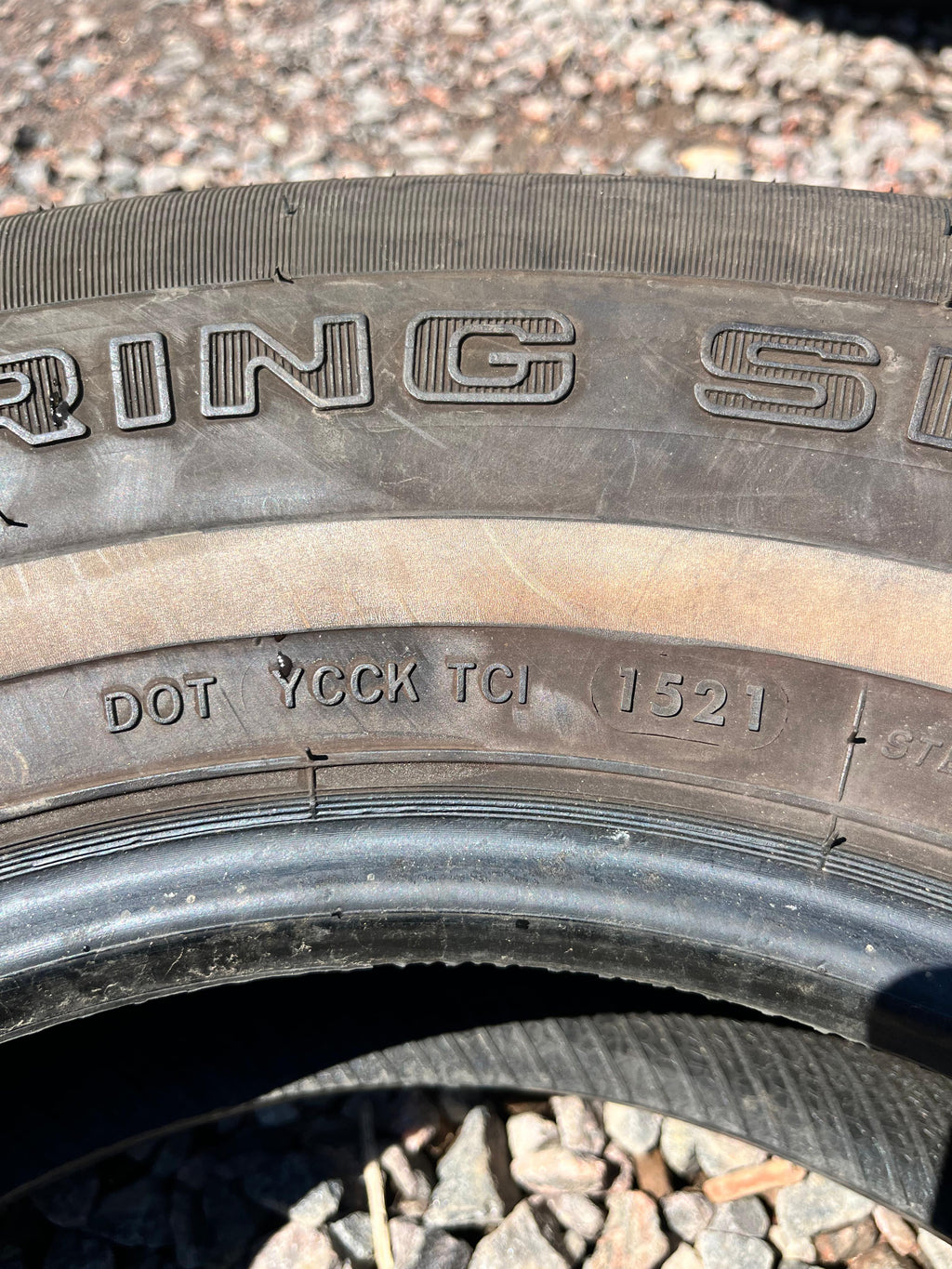235/75R15 Single (1 Used Tire) Milestar Touring SLE
