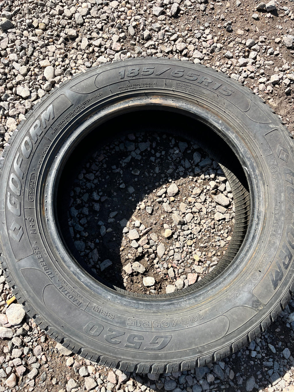 185/65R15 Single (1 Used Tire) Goform Goform G520