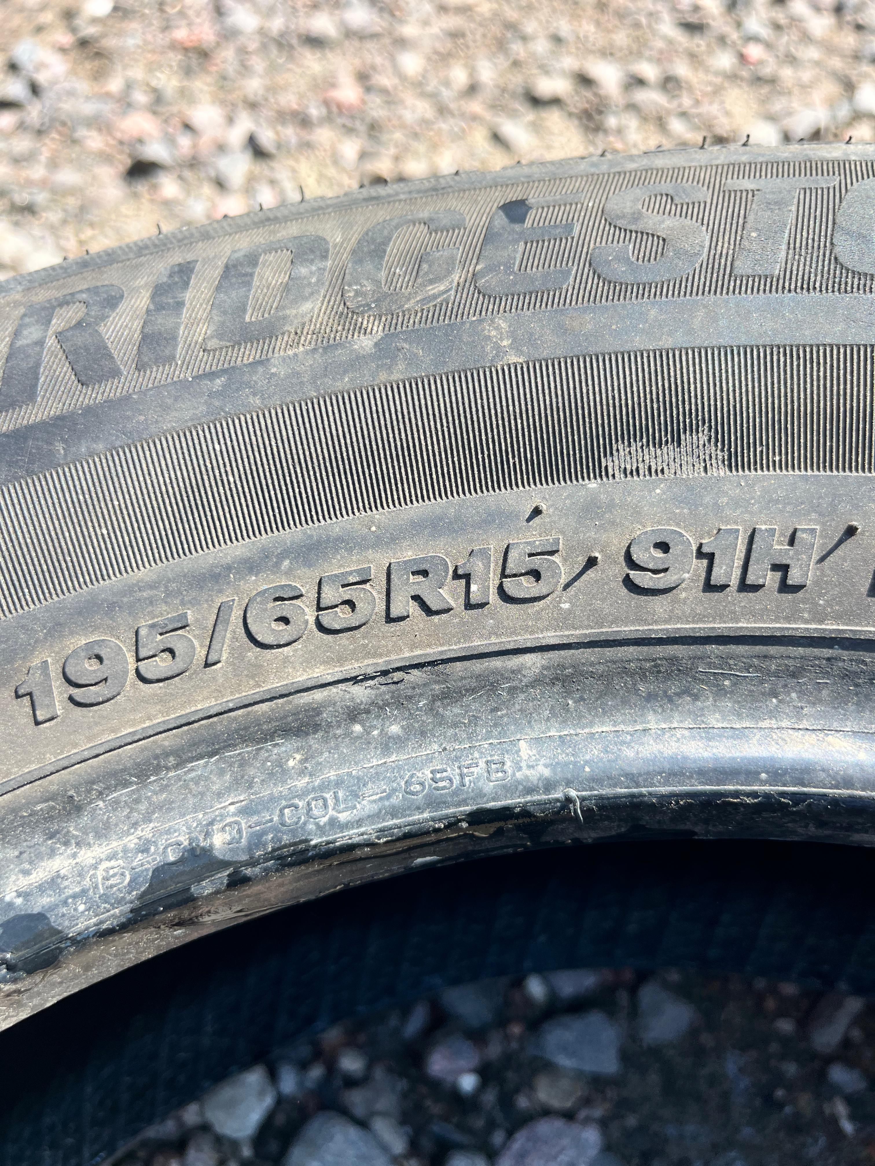 195/65R15 Single (1 Used Tire) Bridgstone WeatherPeak