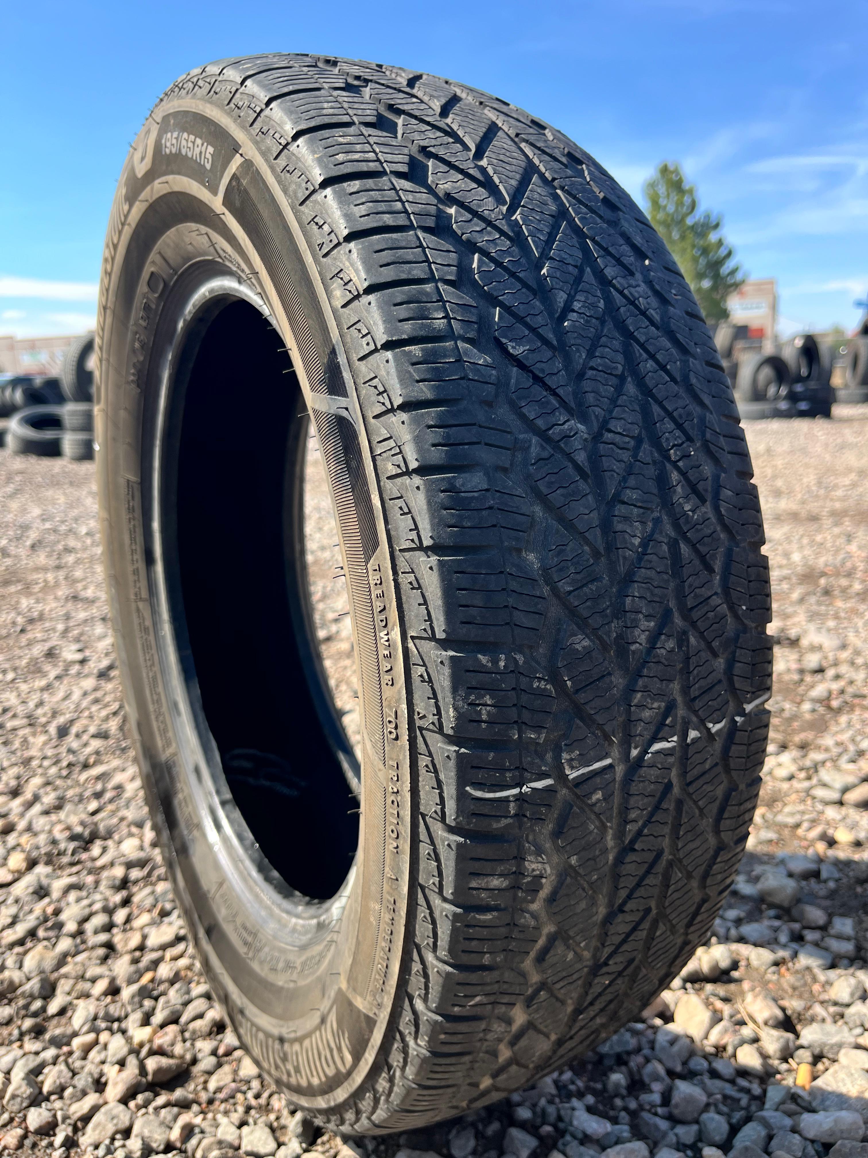 195/65R15 Single (1 Used Tire) Bridgstone WeatherPeak