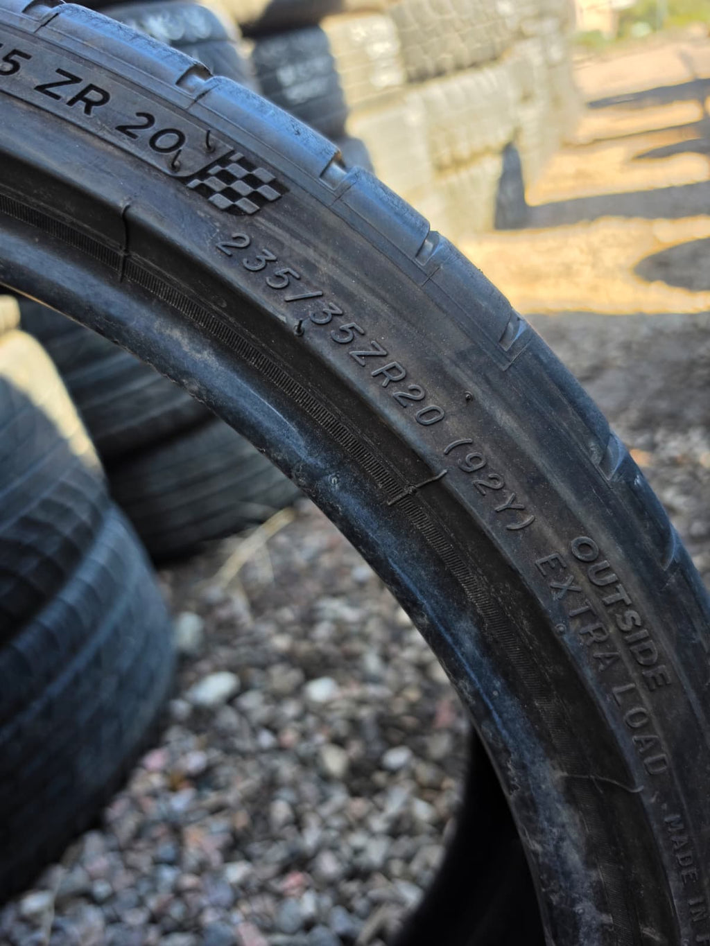 235/35ZR20 Single (1 Used Tire) Michelin Pilot Sport AS