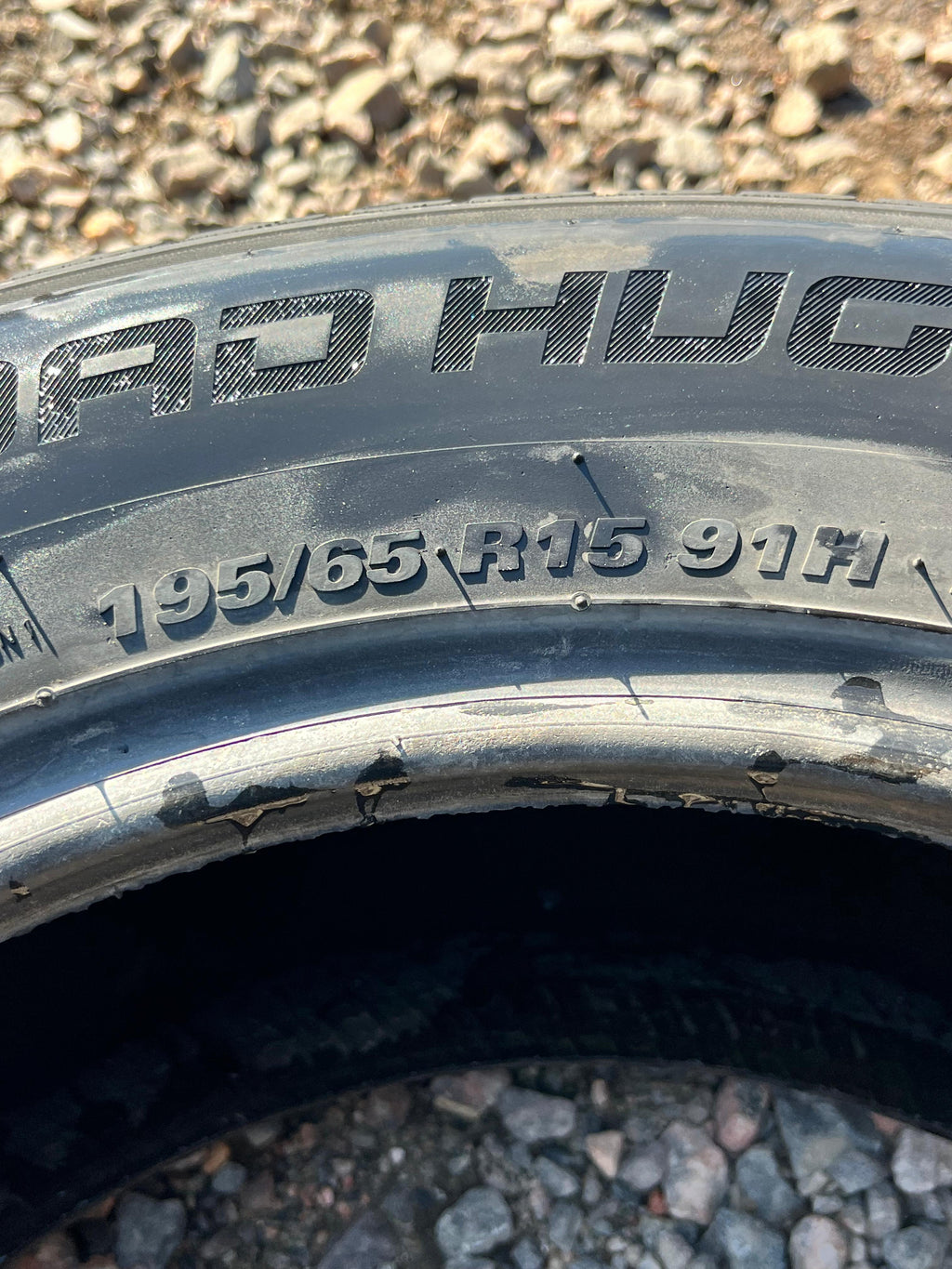 195/65R15 Single (1 Used Tire) Road Hugger Road Hugger (GTP AS/02)