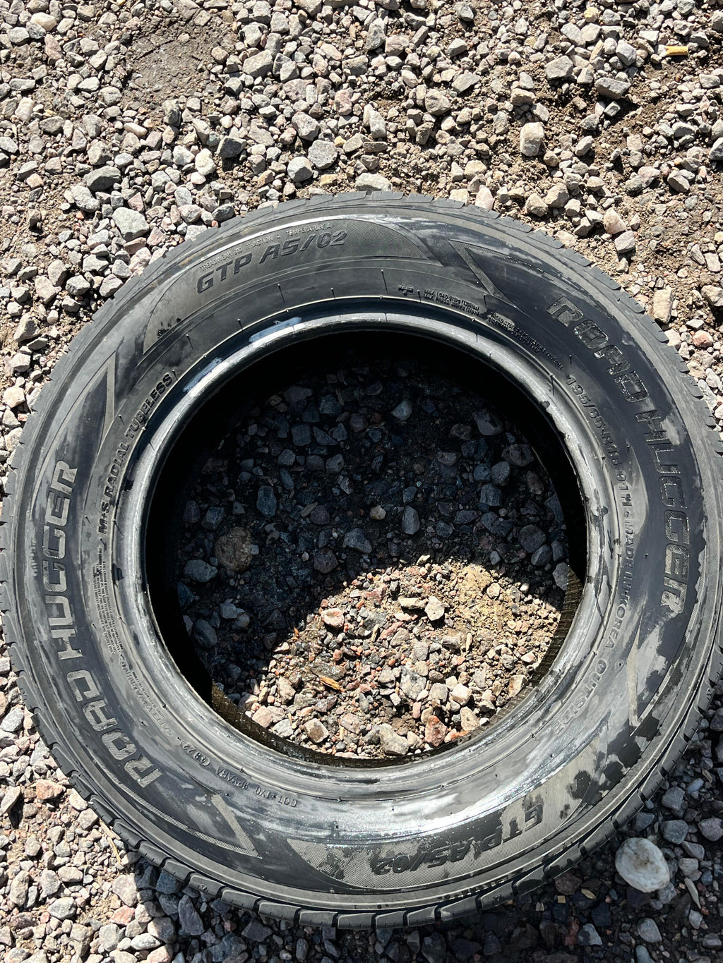195/65R15 Single (1 Used Tire) Road Hugger Road Hugger (GTP AS/02)
