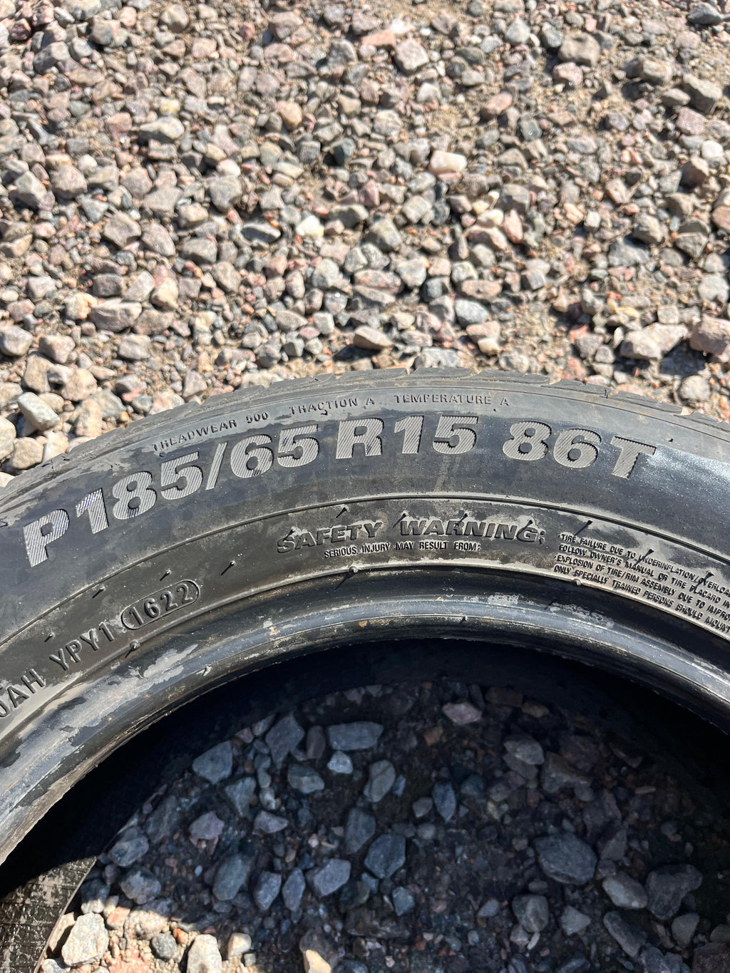 185/65R15 Single (1 Used Tire) Kumho Solus Ta (31)