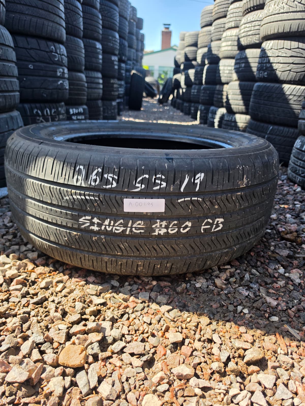 265/55R19 Single (1 Used Tires) Toyo Open Country A51