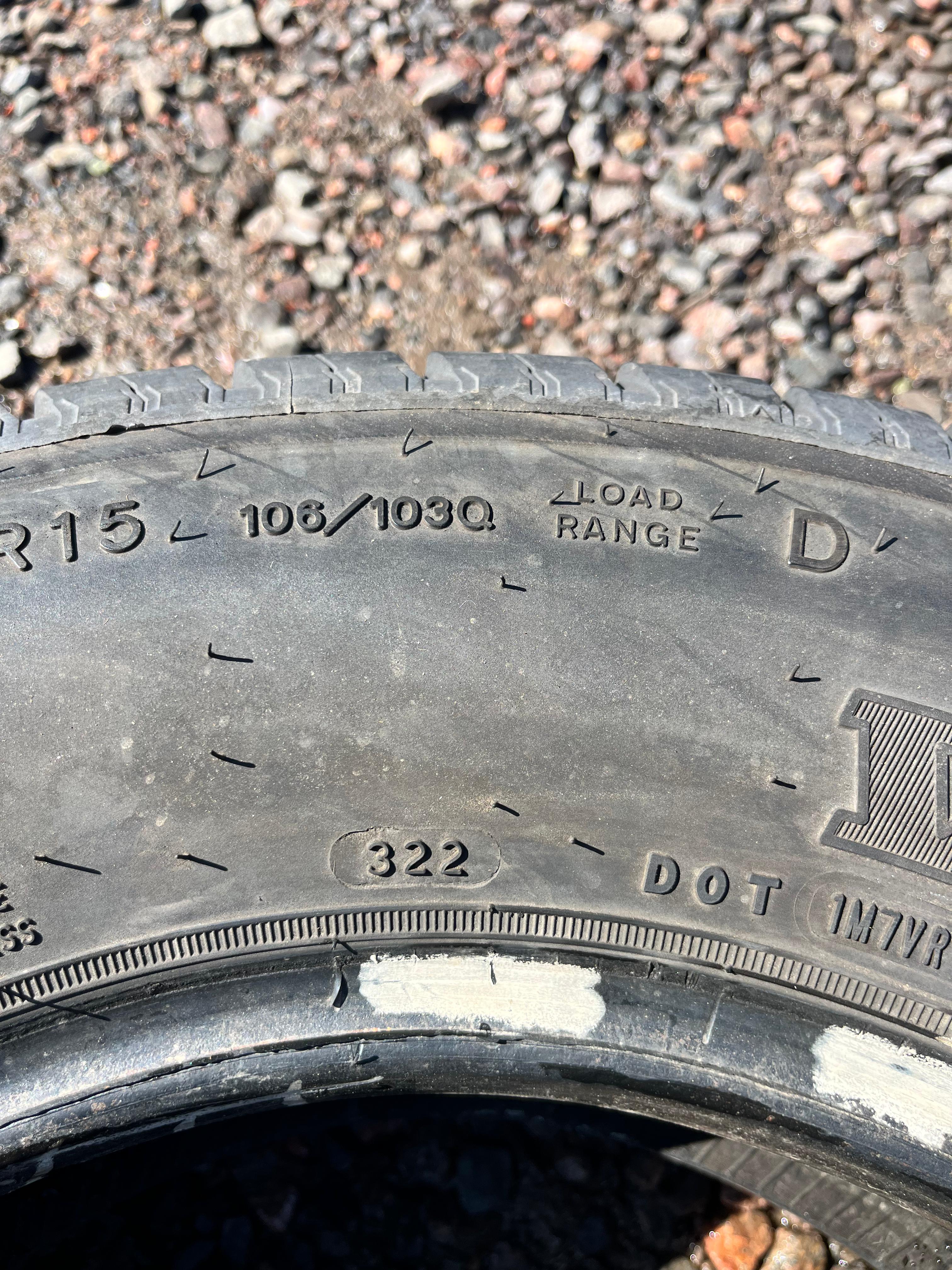 LT215/75R15 Single (1 Used Tire) Goodyear Wrangler (HT)
