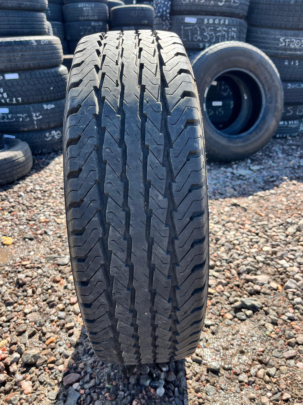 LT215/75R15 Single (1 Used Tire) Goodyear Wrangler (HT)